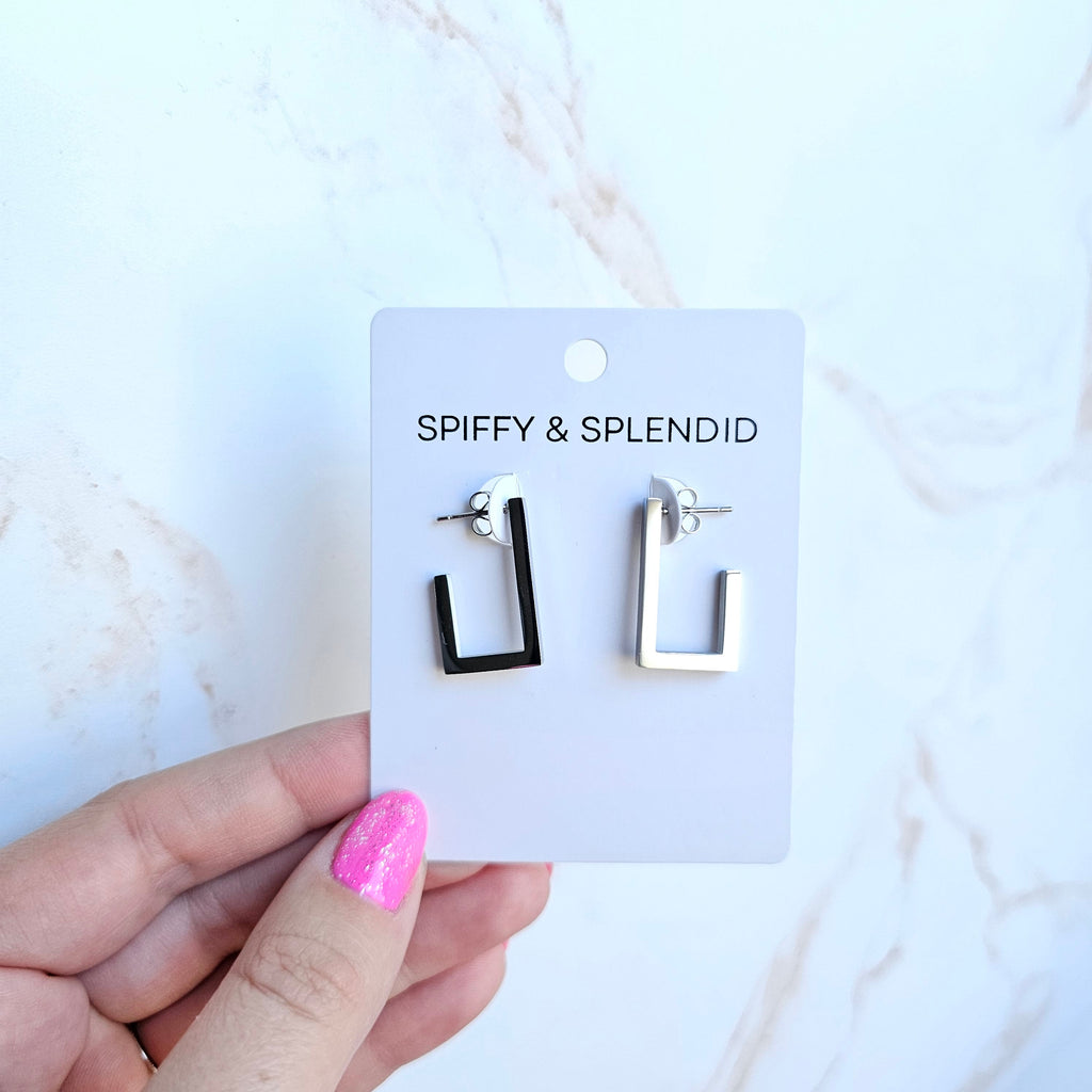 Luxe Silver Goldi Hoops