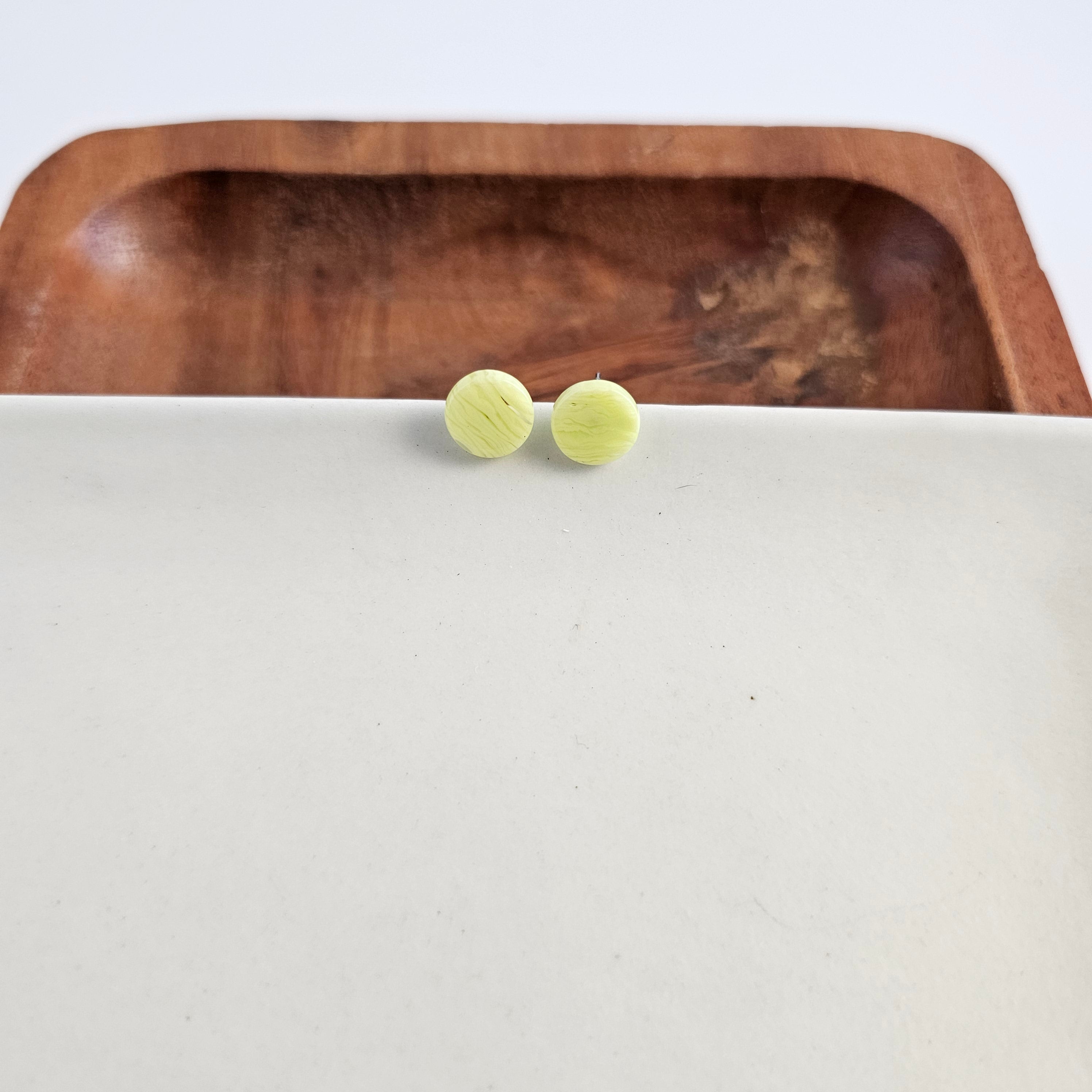 Kate Studs - Lime Green