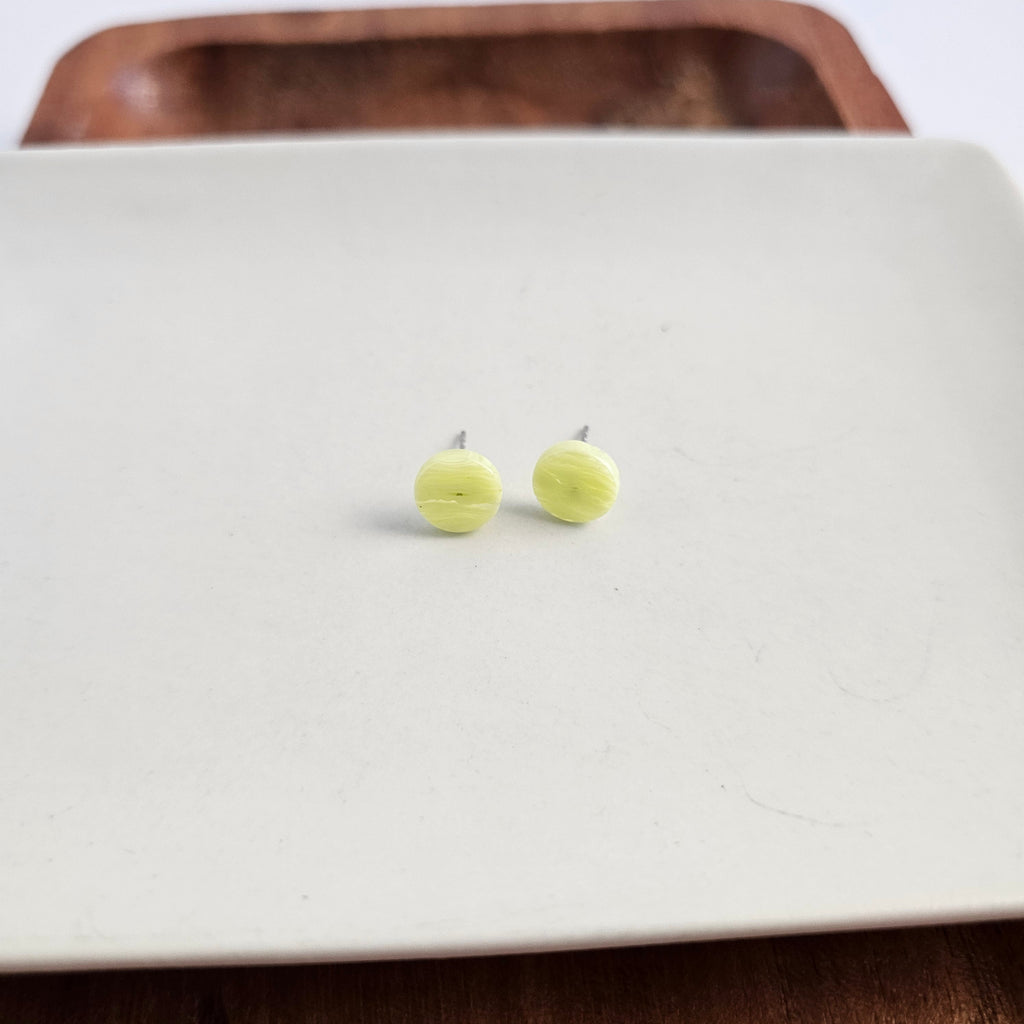 Kate Studs - Lime Green