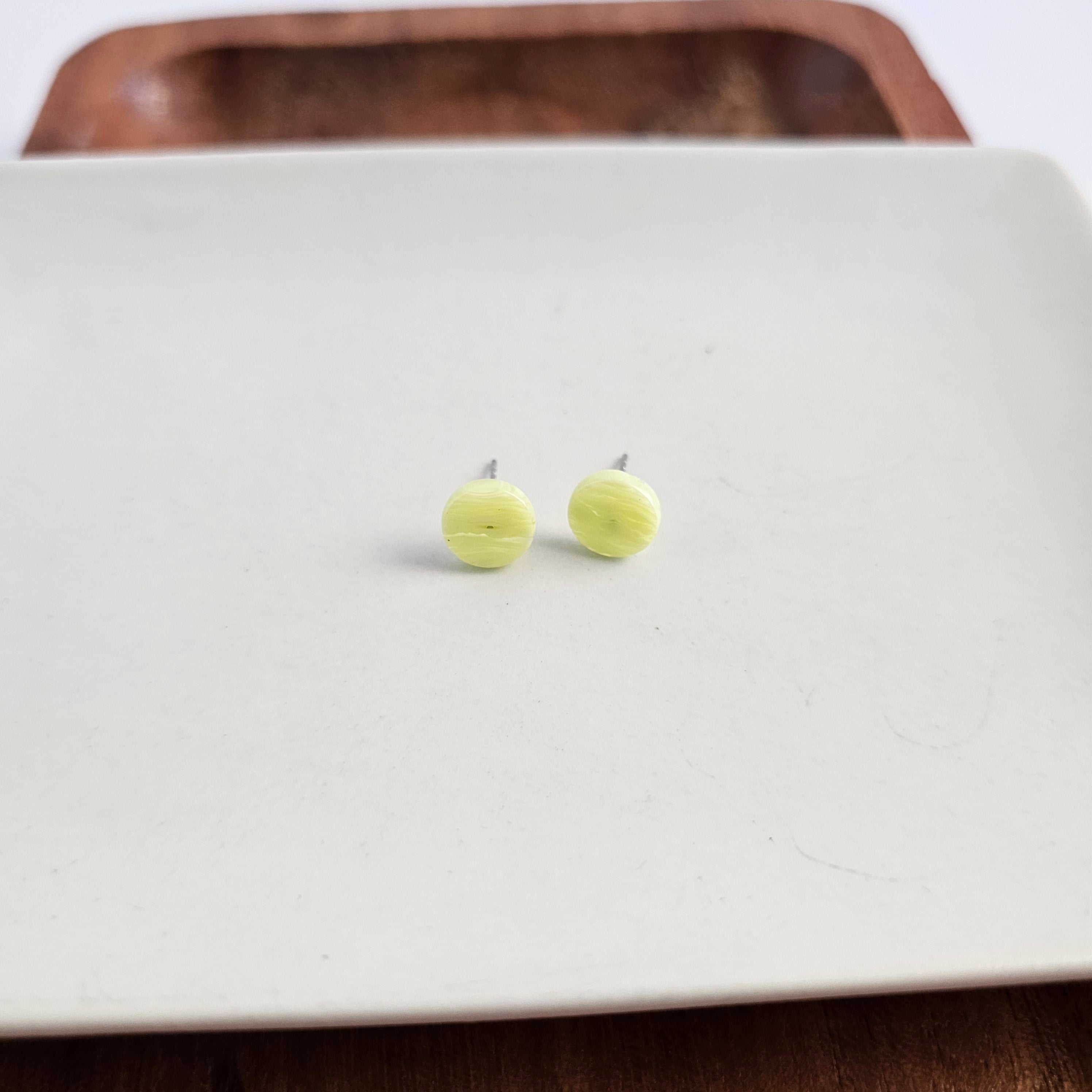 Kate Studs - Lime Green