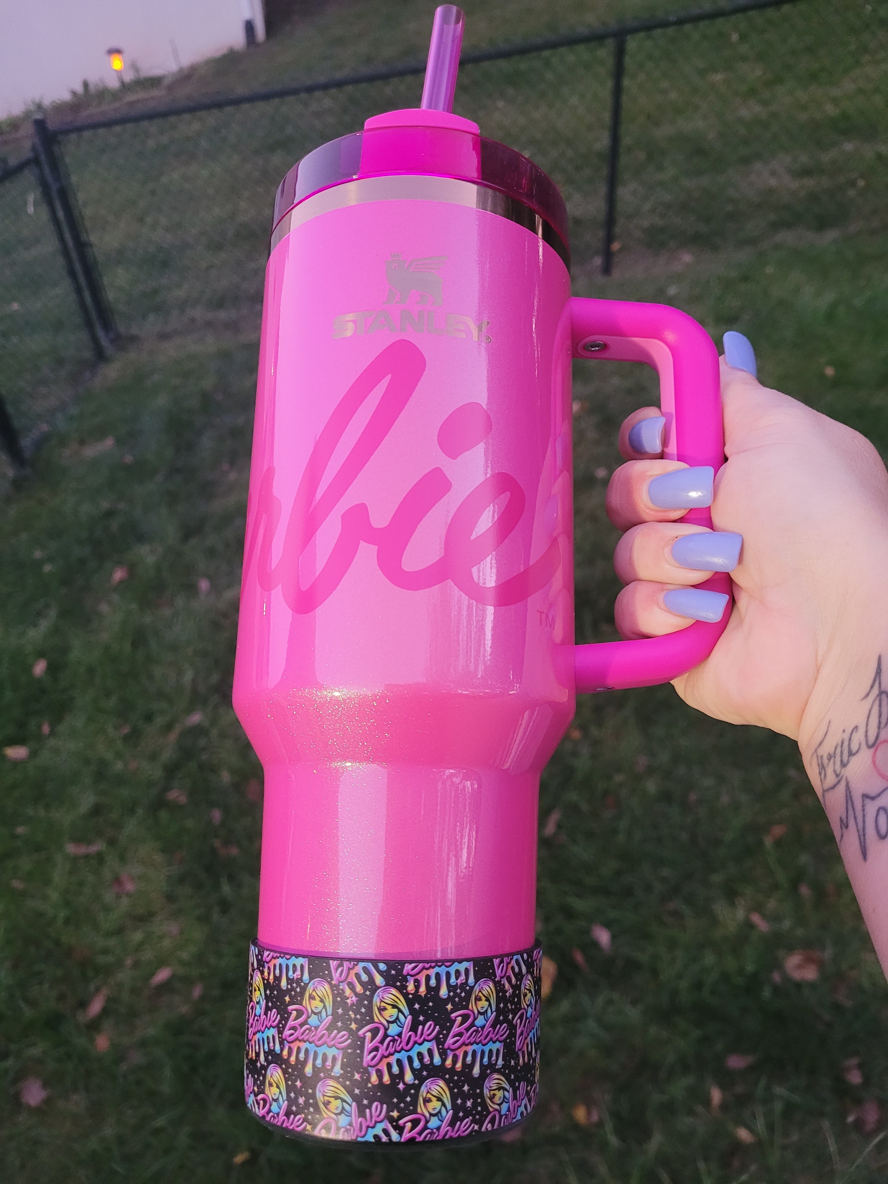 Metallic Barbie Silicone Boot Bumper Sleeve