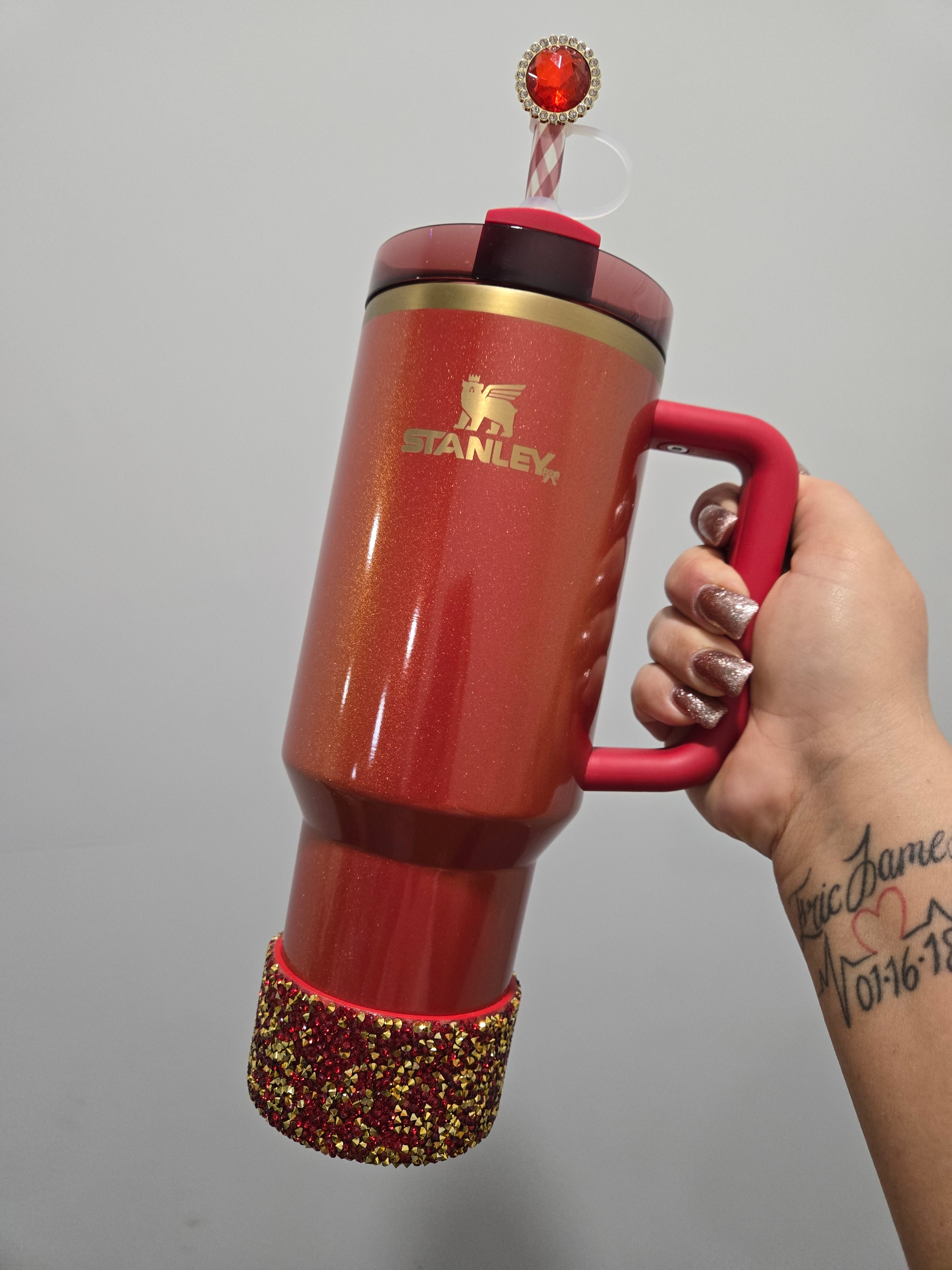 Scarlet Bling Boot Bumper Sleeve for 40oz.