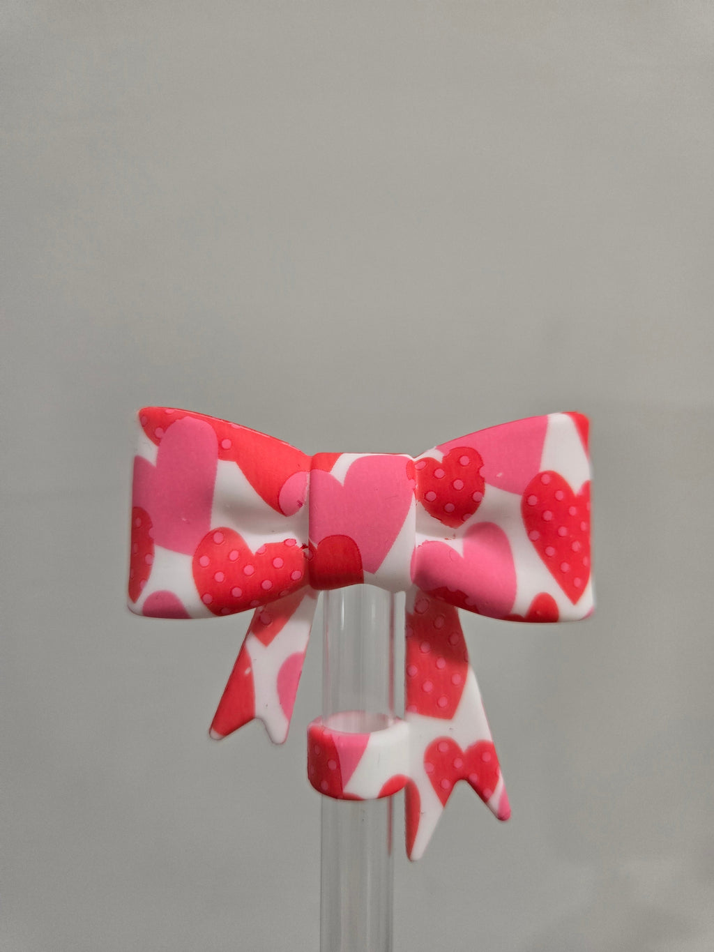 10MM BigValentines Bow Strawtopper