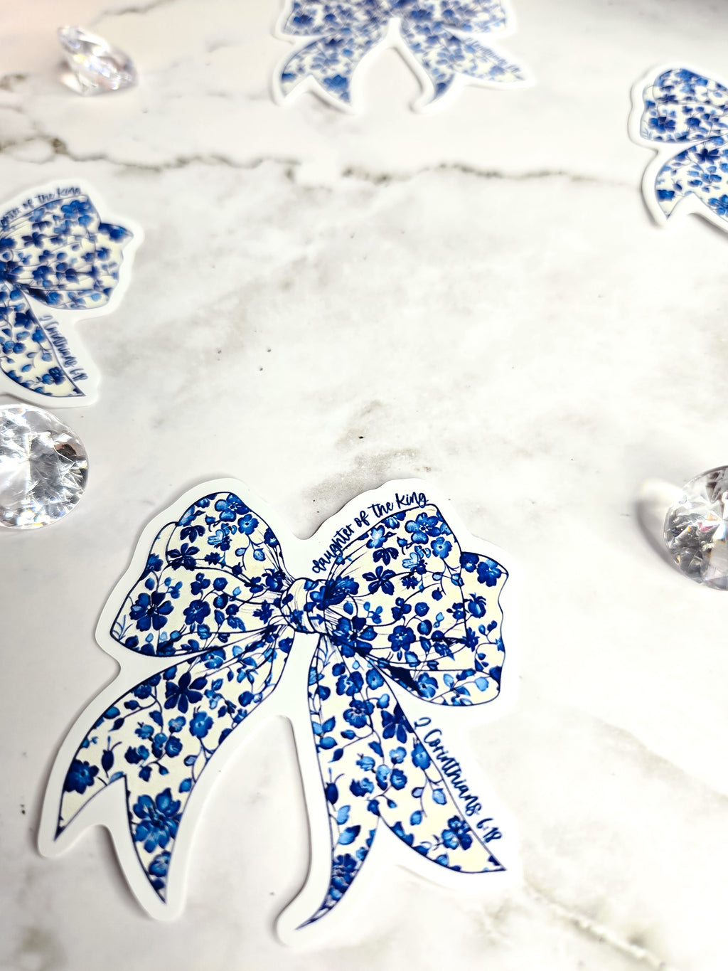 Daughter of the king bow sticker