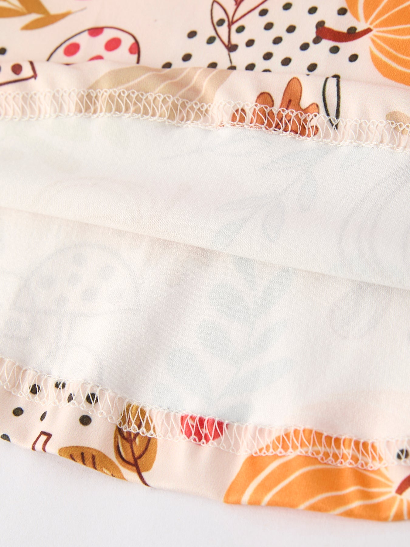 Halloween Pumpkin Leaf Print Dress