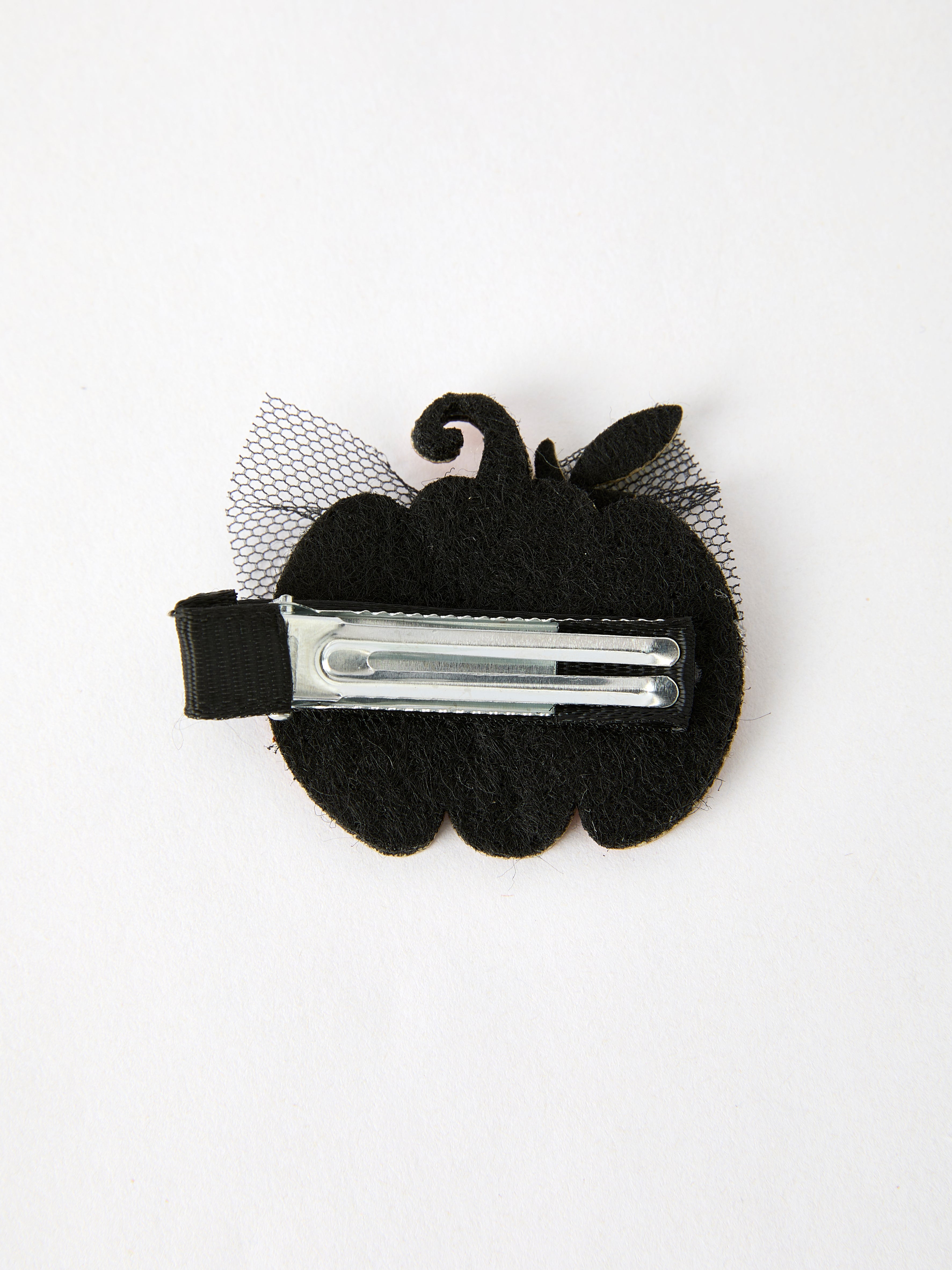 Halloween Sparkling Pumpkin Hair Clip