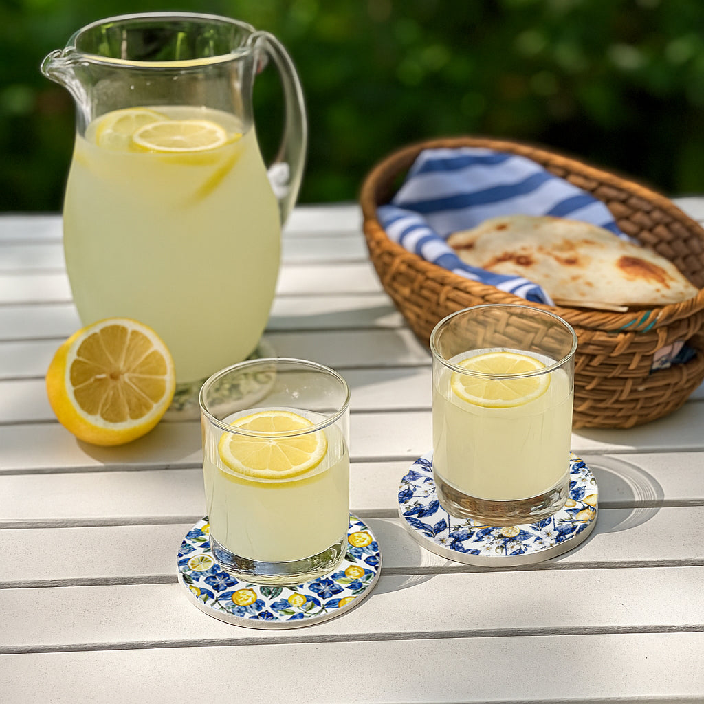 Mediterranean Lemon Coasters