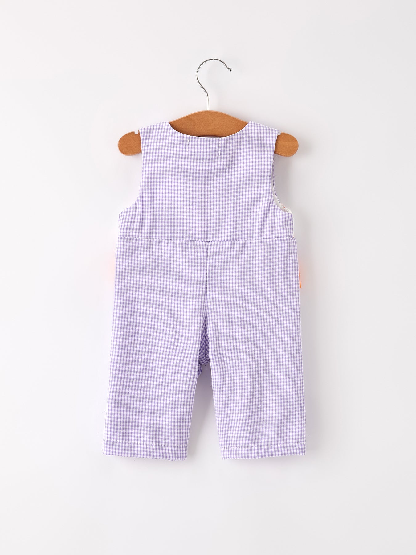 Fall Halloween Purple Balloon Pumpkin Cat Smock Embroidery Baby Boy Romper