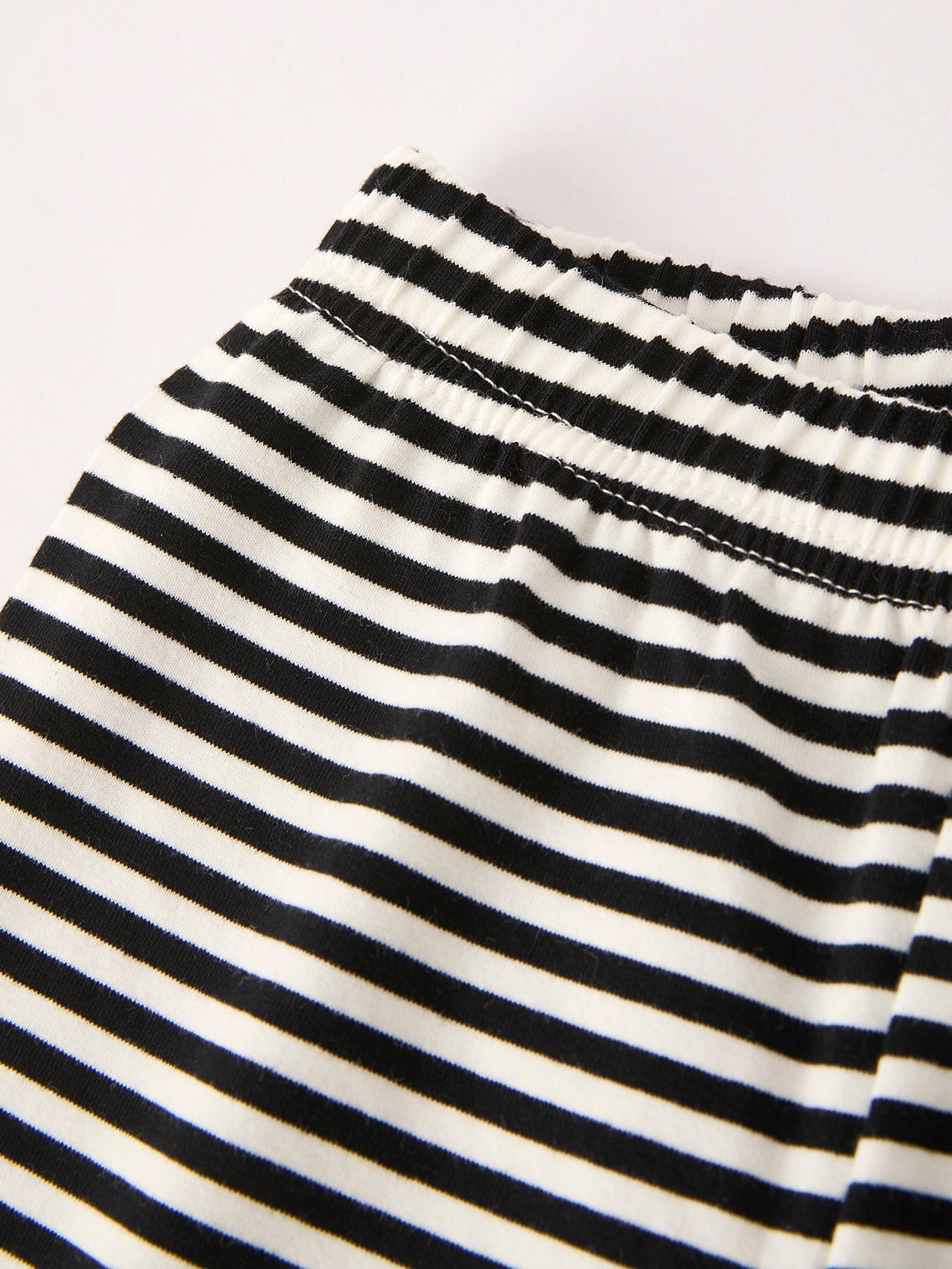 Halloween Striped Boy Set with Cat Smocking Embroidery –  Perfect for Fall