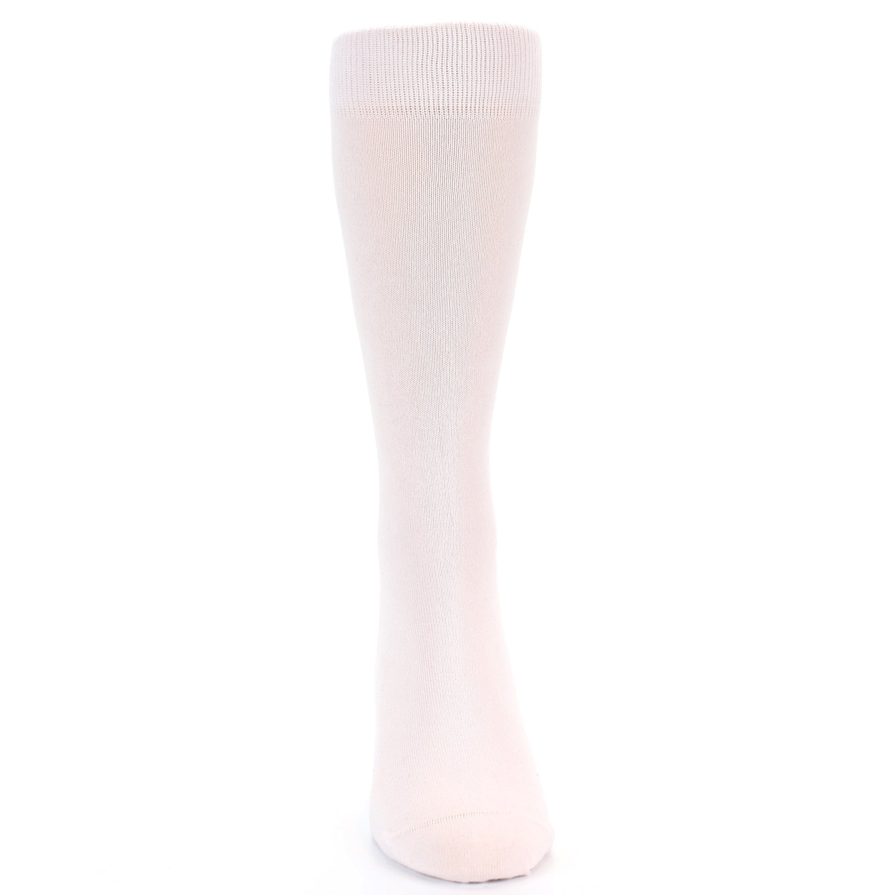 Petal Pink Blush Solid Color Men's Dress Socks