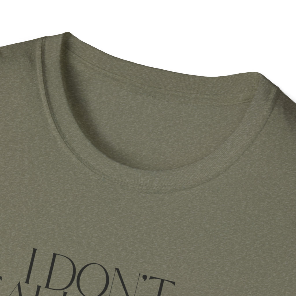 Unisex T-Shirt, JD Vance Quote I really don't care Margaret, Funny Graphic Tee, Sarcastic Shirt, Novelty Top, Gift for Men Women