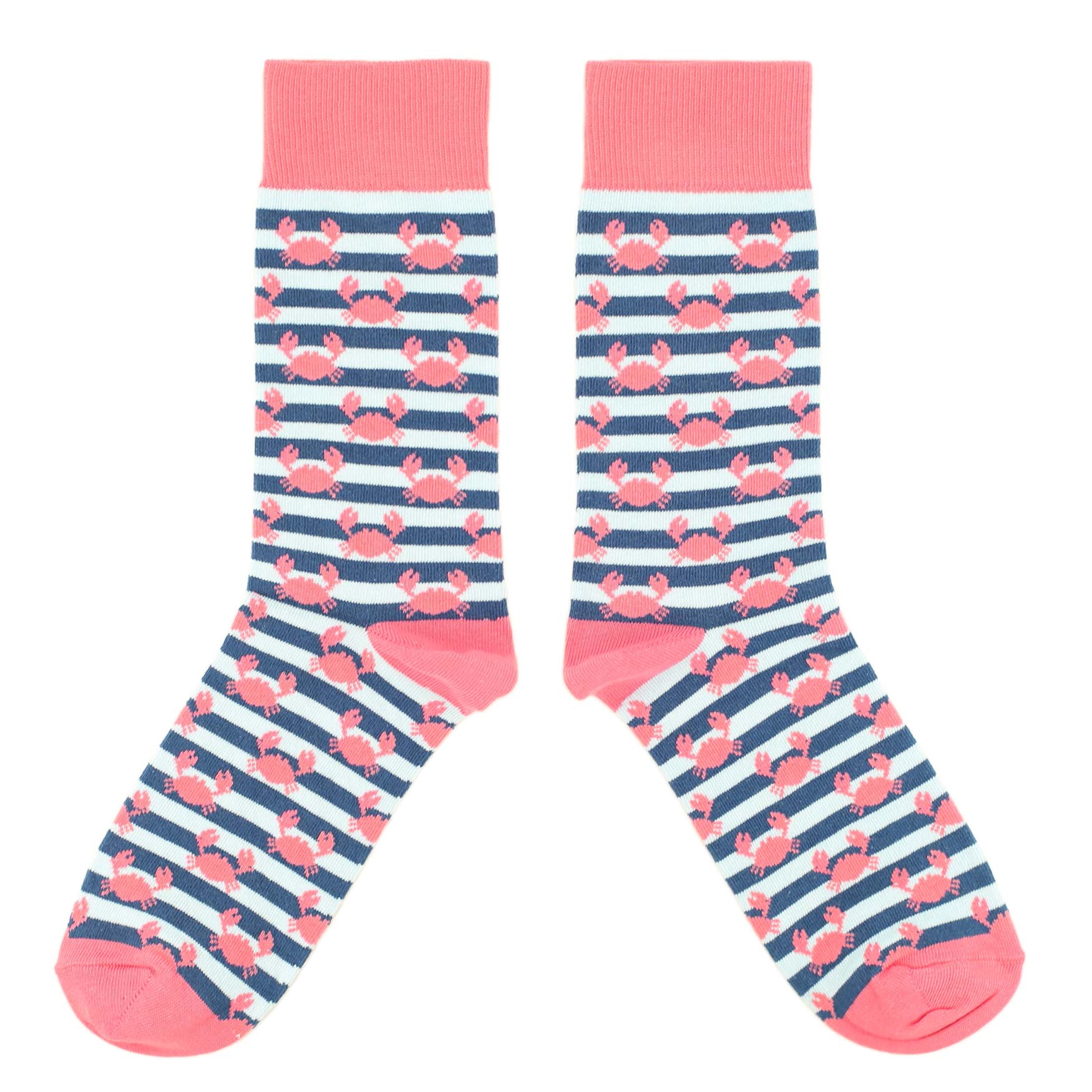 Blue Coral Crabs Women's Dress Socks
