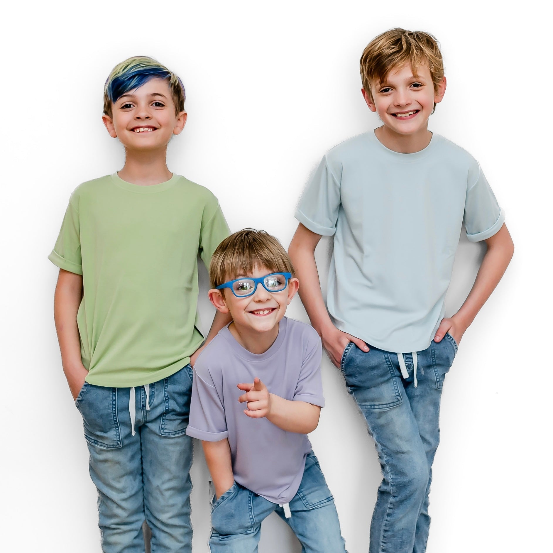 BAMBOO LUXE TEE - SKY