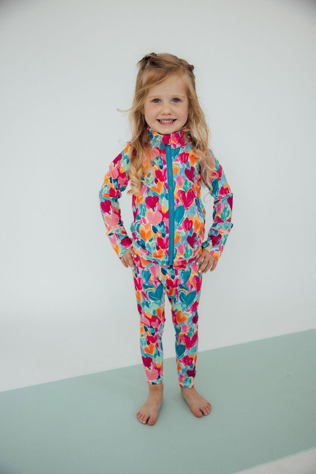 Heart Hustle Full-Zip Ruffle Active Jacket
