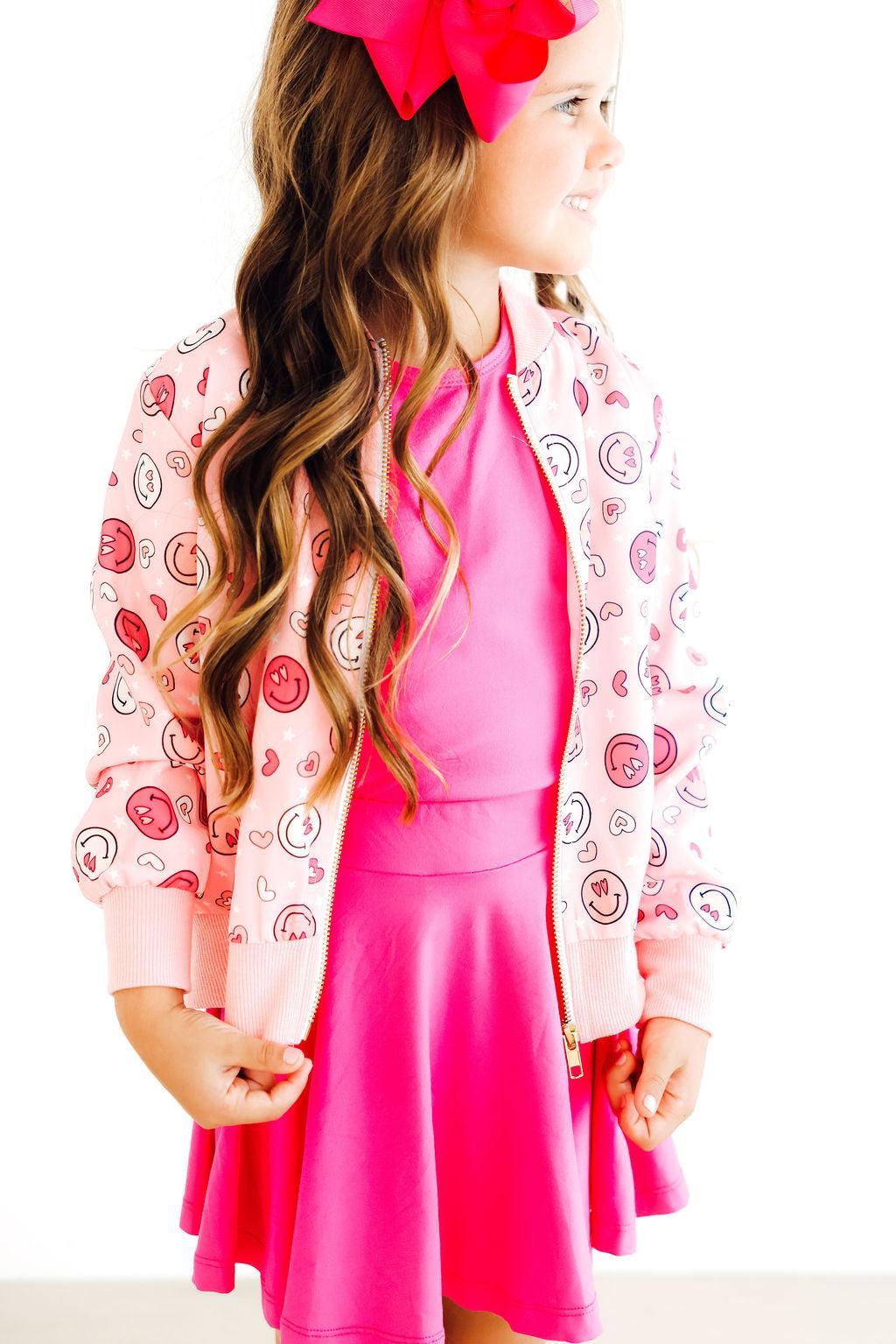 You Make Me Happy Satin Jacket