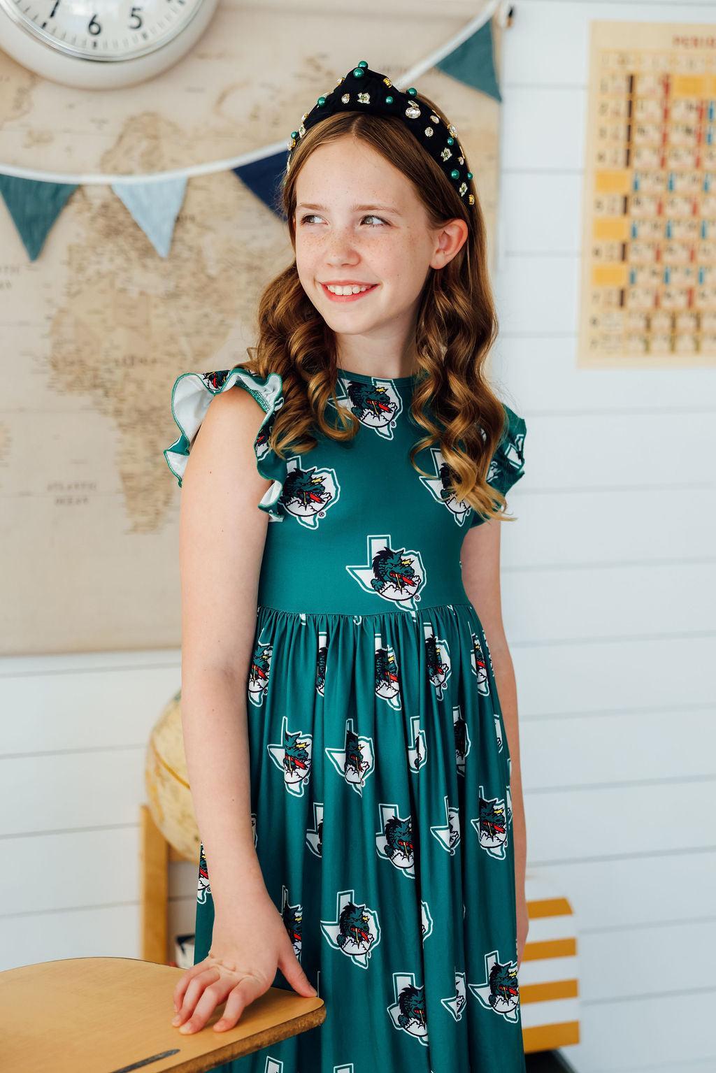 Southlake Carroll Dragons Flutter Twirl Dress