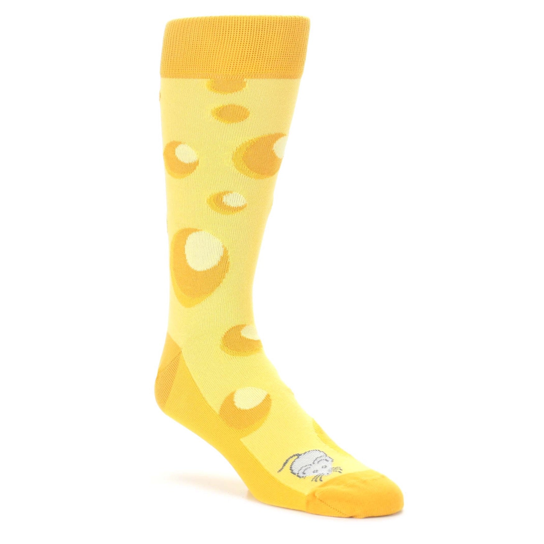 Cheese Socks - Men's Novelty Dress Socks