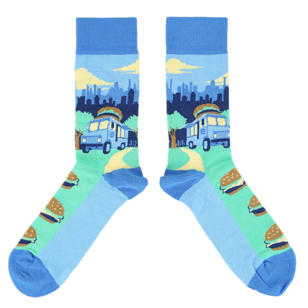 Food Truck Socks - Men's Dress Socks