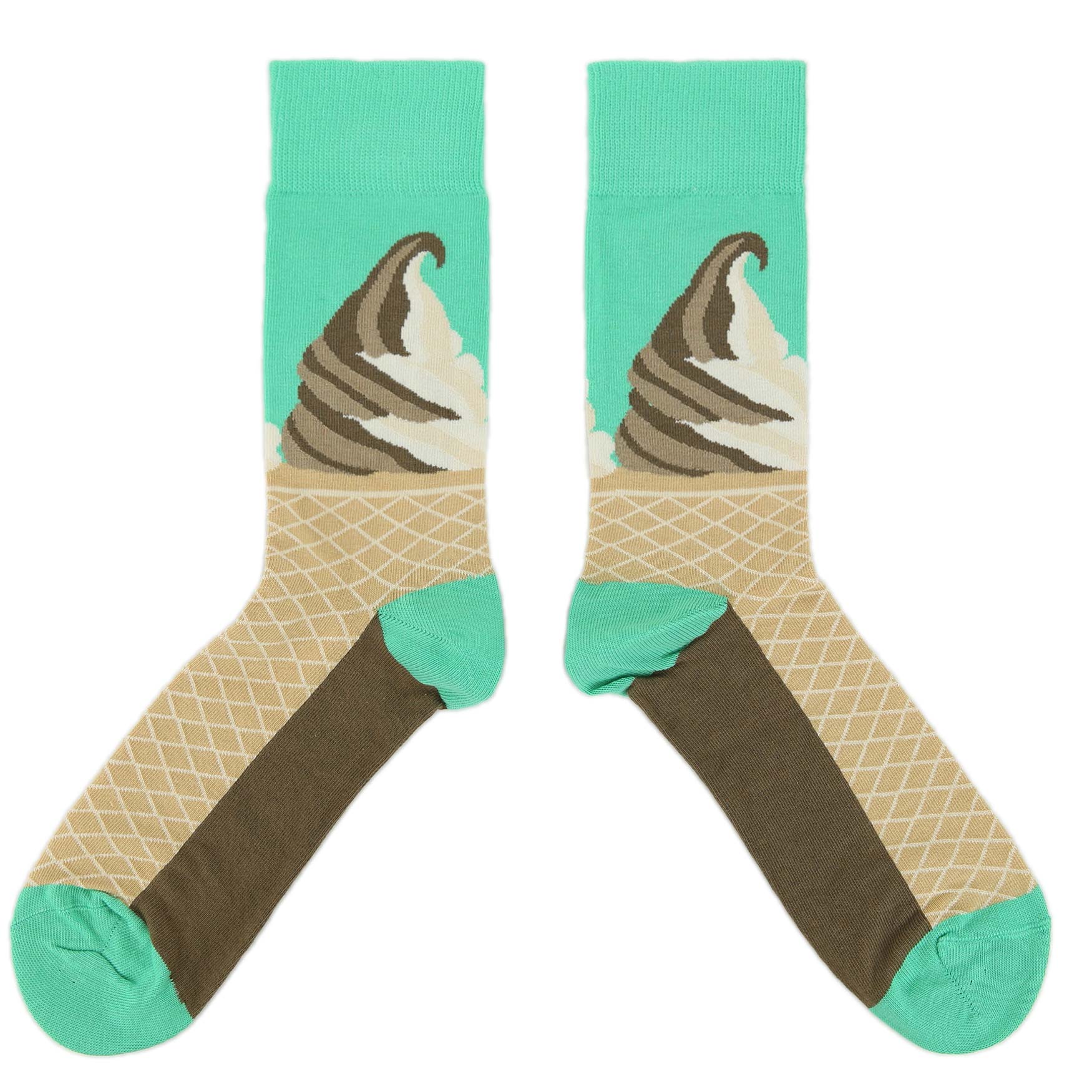 Ice Cream Socks - Men's Novelty Dress Socks