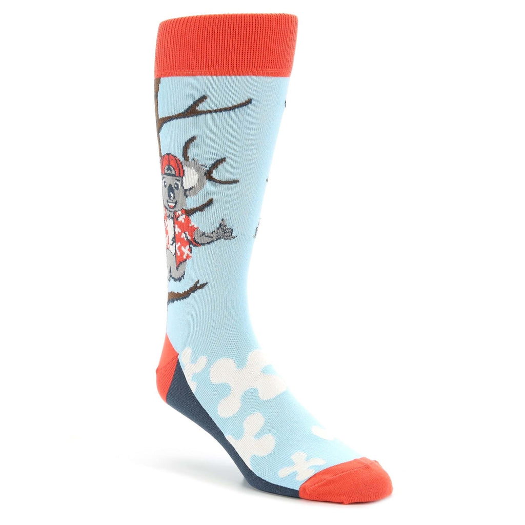Koalafied To Hang Socks - Men's Novelty Dress Socks