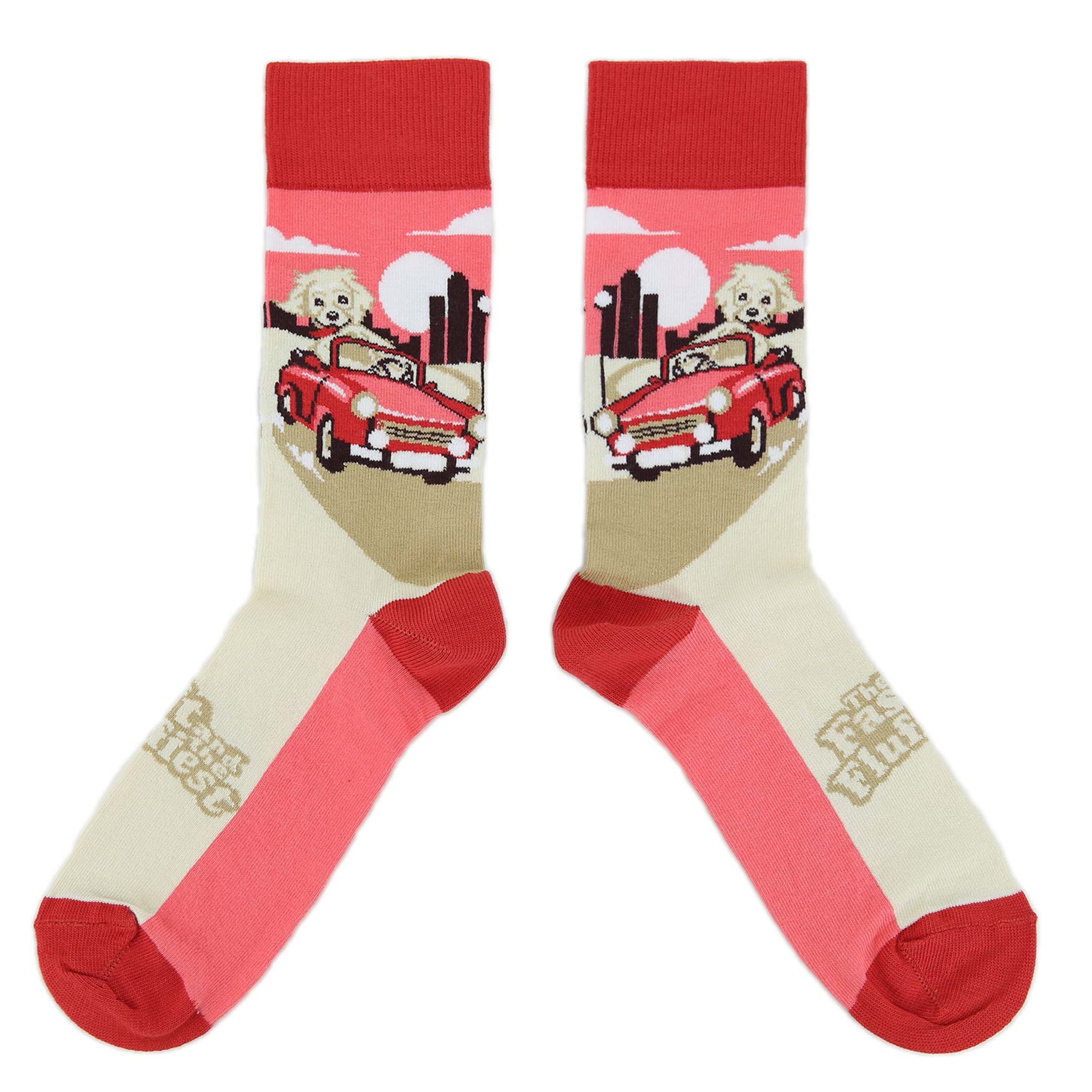 Fast and the Fluffiest Socks - Men's Novelty Dress Socks