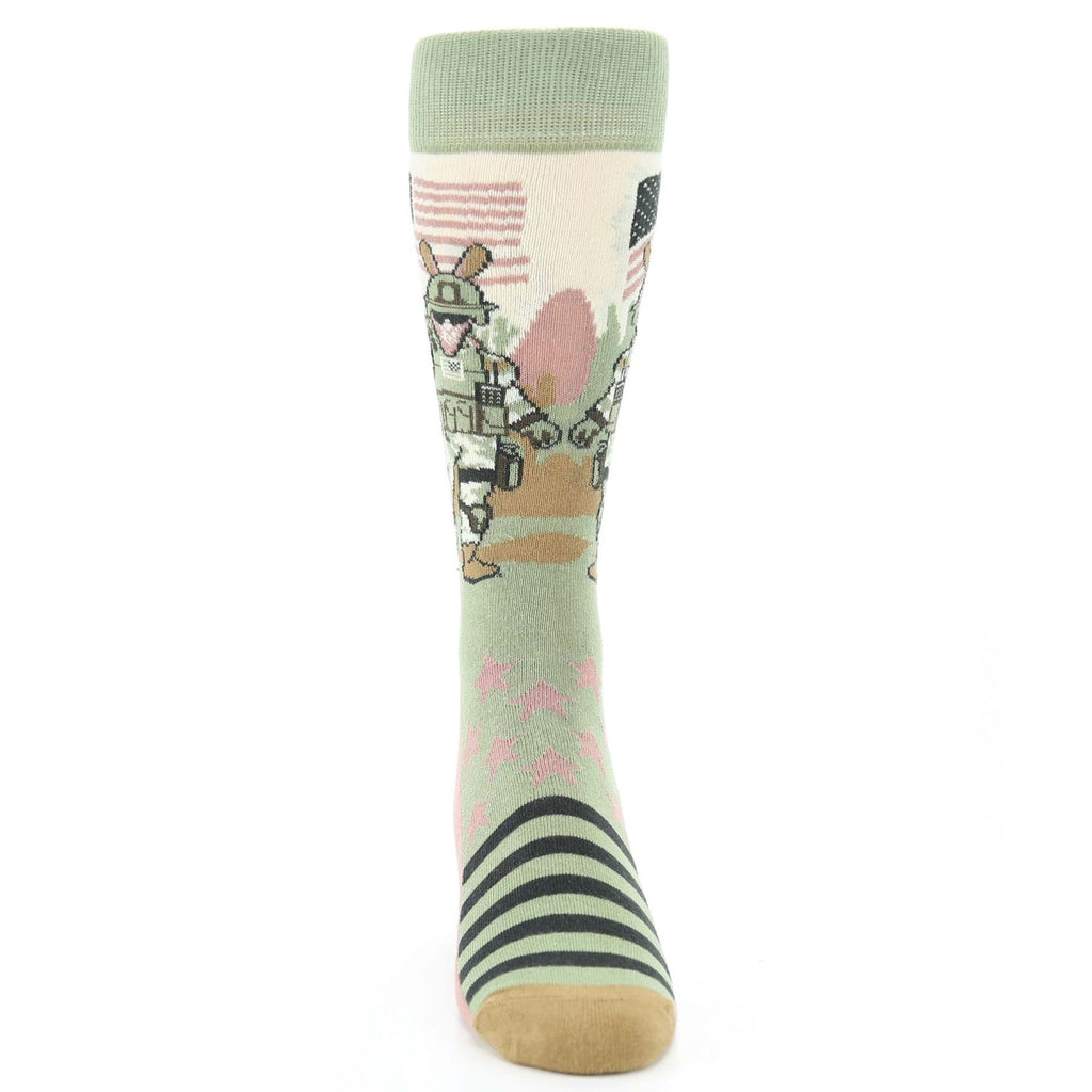 Armor-dillo Army Socks - Men's Novelty Dress Socks