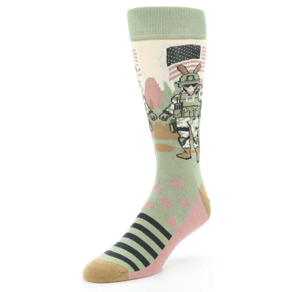 Armor-dillo Army Socks - Men's Novelty Dress Socks