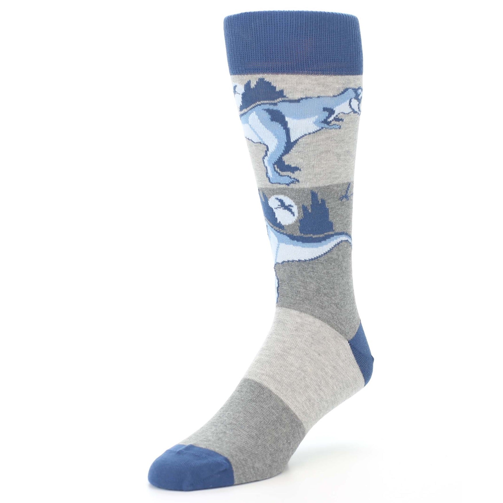 Dinosaur Socks - Men's Novelty Dress Socks