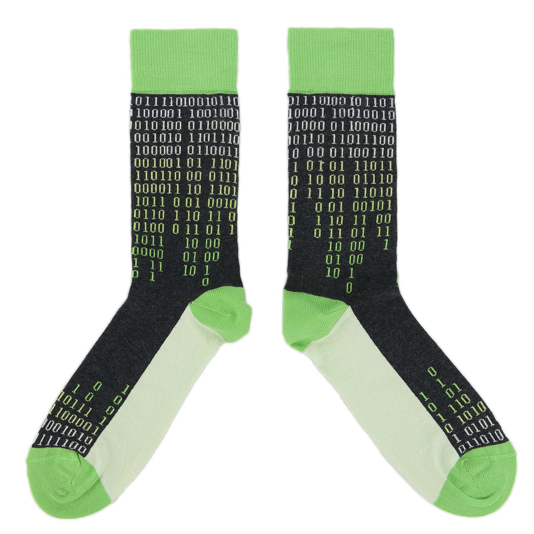 Binary Programming Socks - Men's Novelty Dress Socks