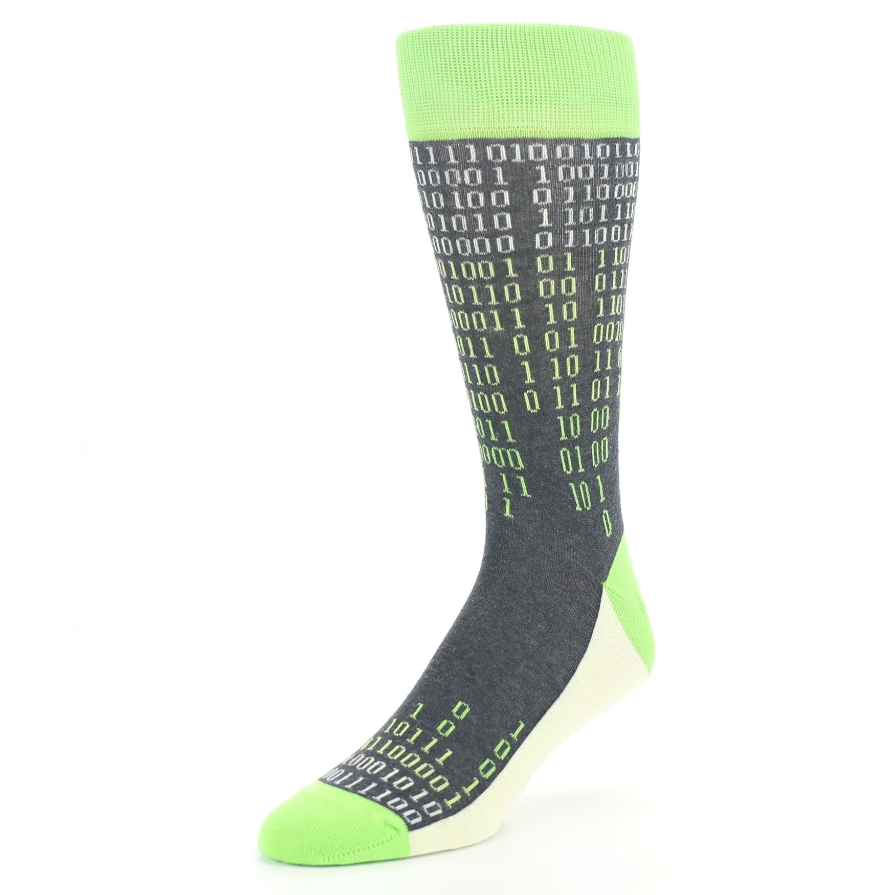 Binary Programming Socks - Men's Novelty Dress Socks