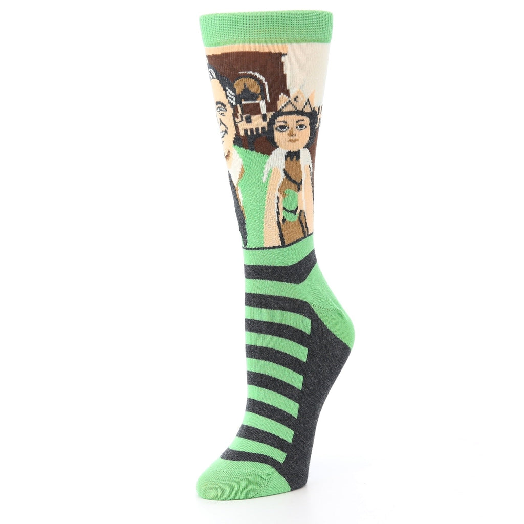 Mister Rogers Socks - Green Women's Dress Socks