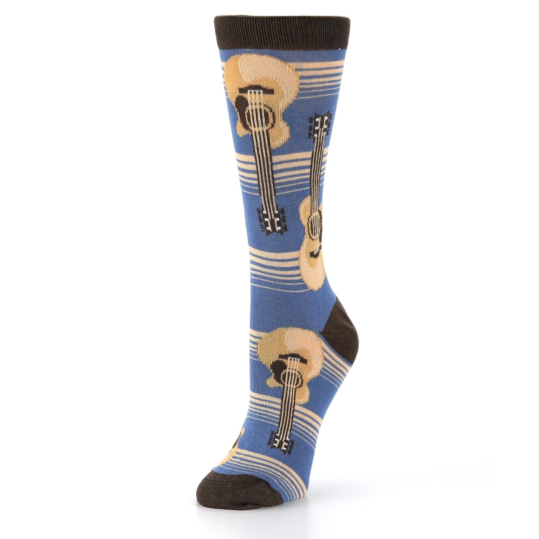Blue Tan Guitars Women's Dress Socks