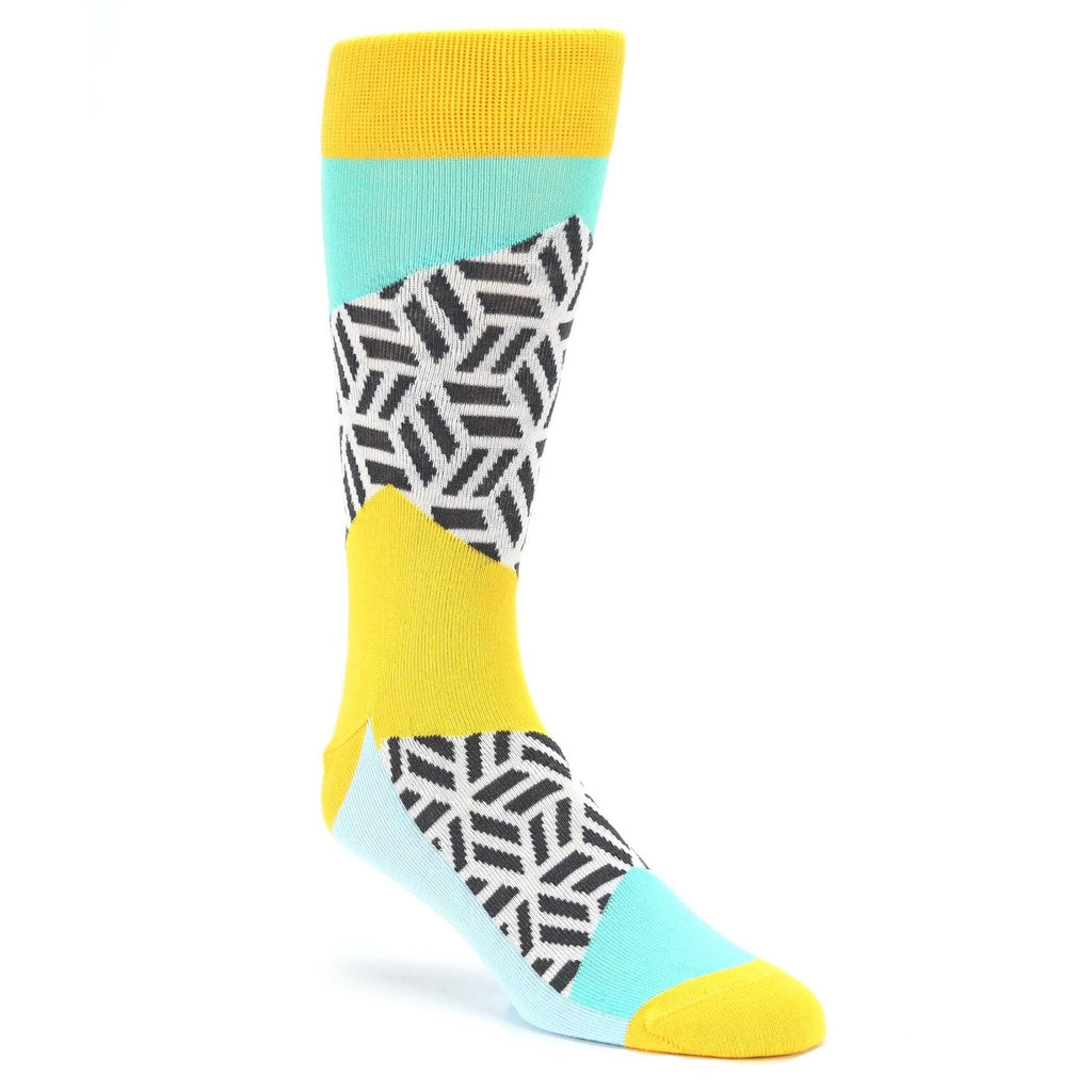 Geometric Socks - Men's Dress Socks Collection (6 pairs)