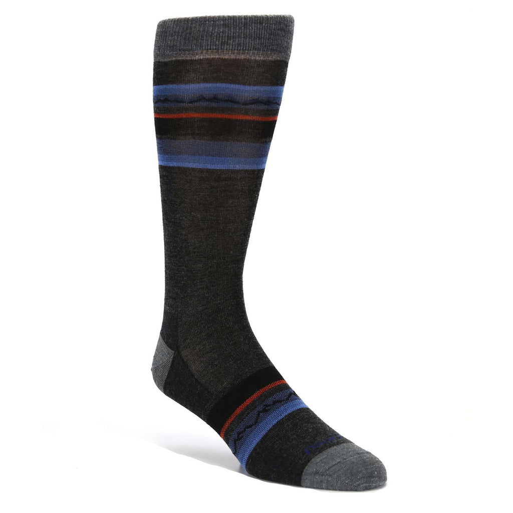 Charcoal Whetstone Crew Light Cushion - Men's Wool Socks