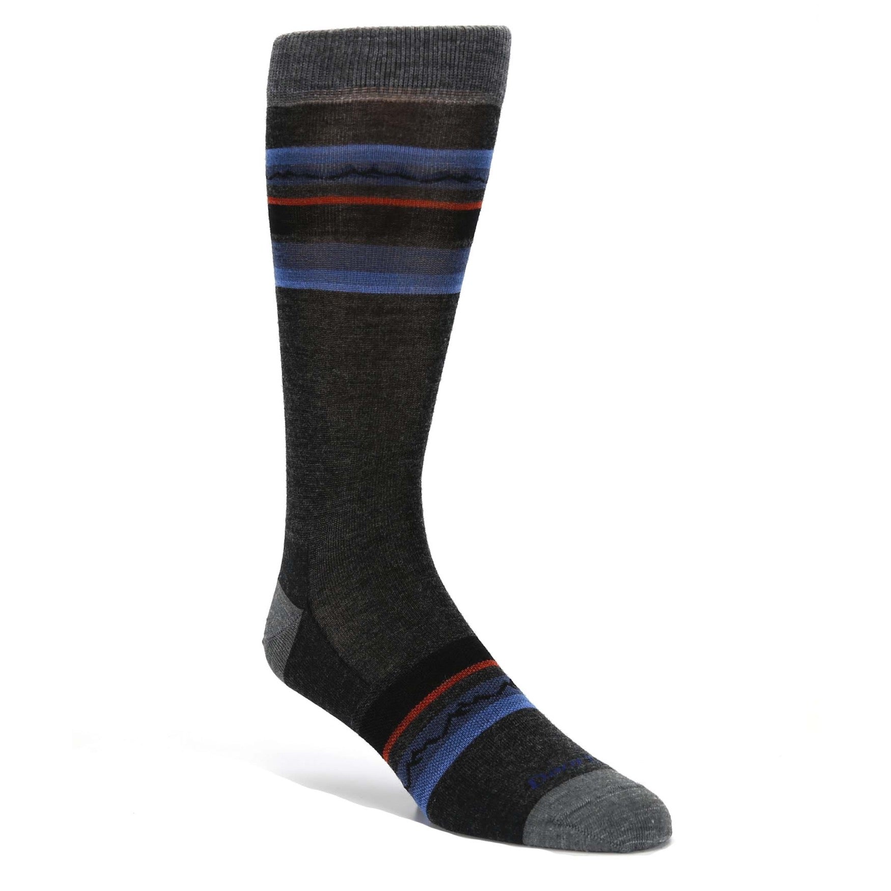 Charcoal Whetstone Crew Light Cushion - Men's Wool Socks