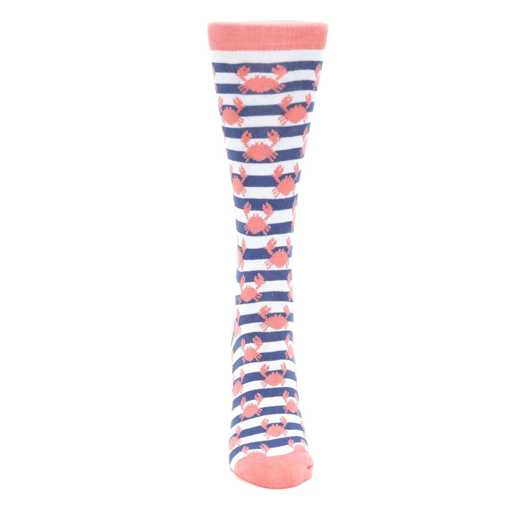 Blue Coral Crabs Women's Dress Socks
