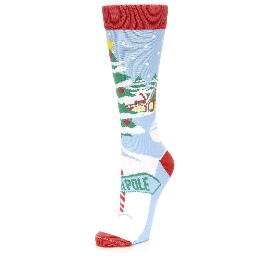 Christmas North Pole Socks - USA Made - Women's Novelty Socks
