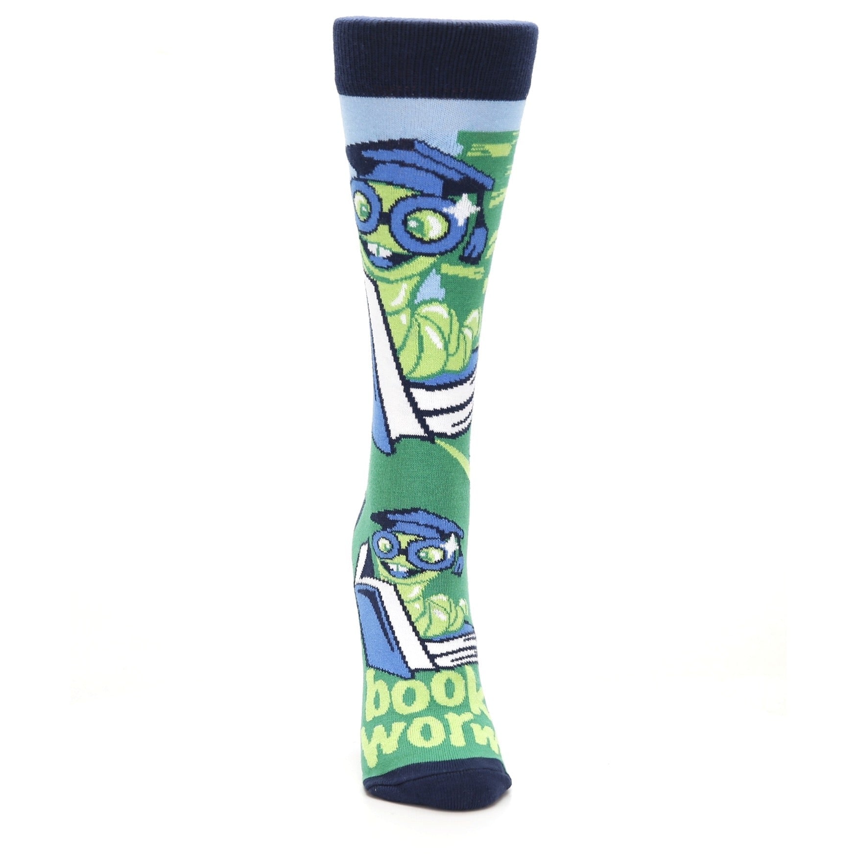 Book Worm Scholar Nerd - USA Made- Women's Dress Socks