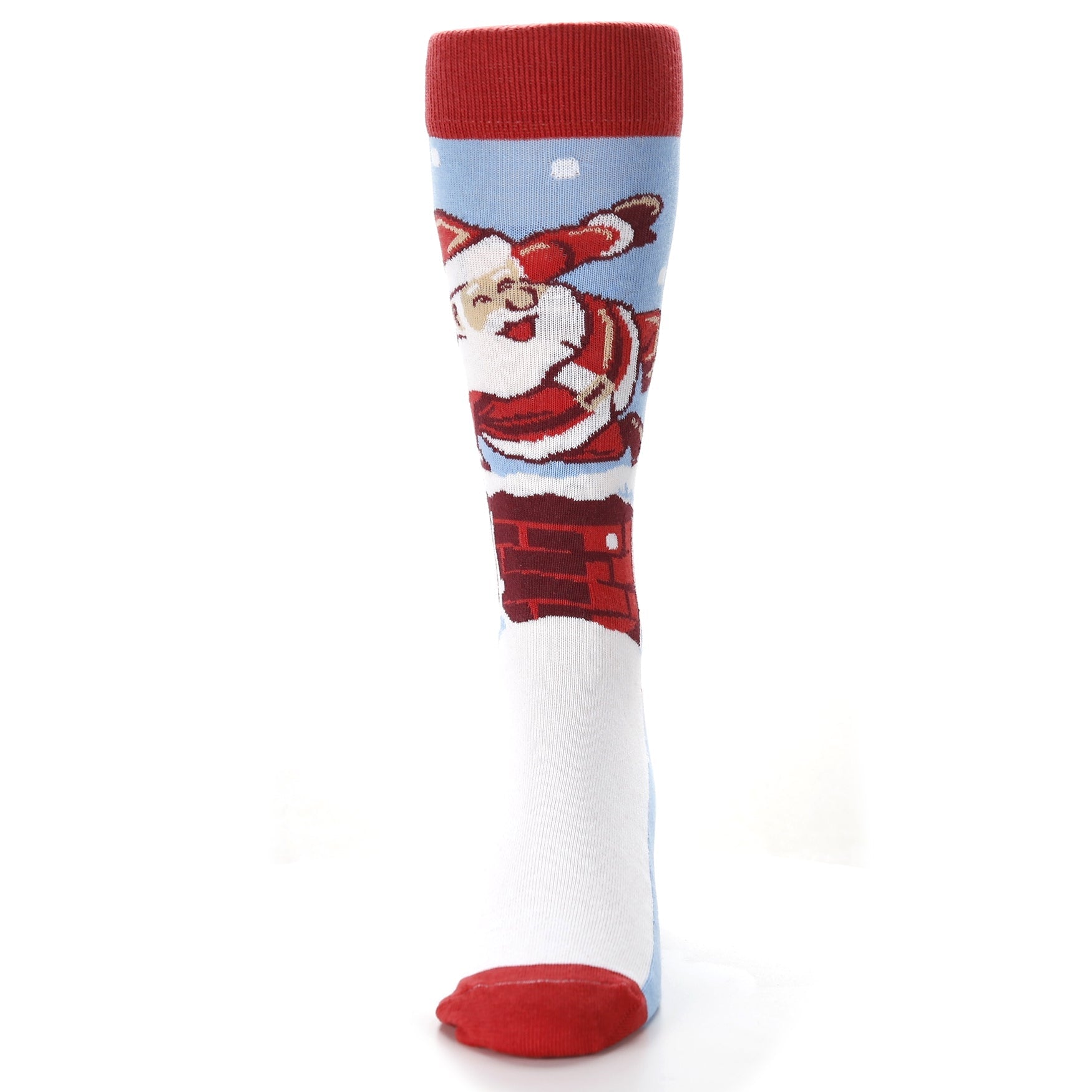 Parkour Santa - USA Made Men's Dress Socks