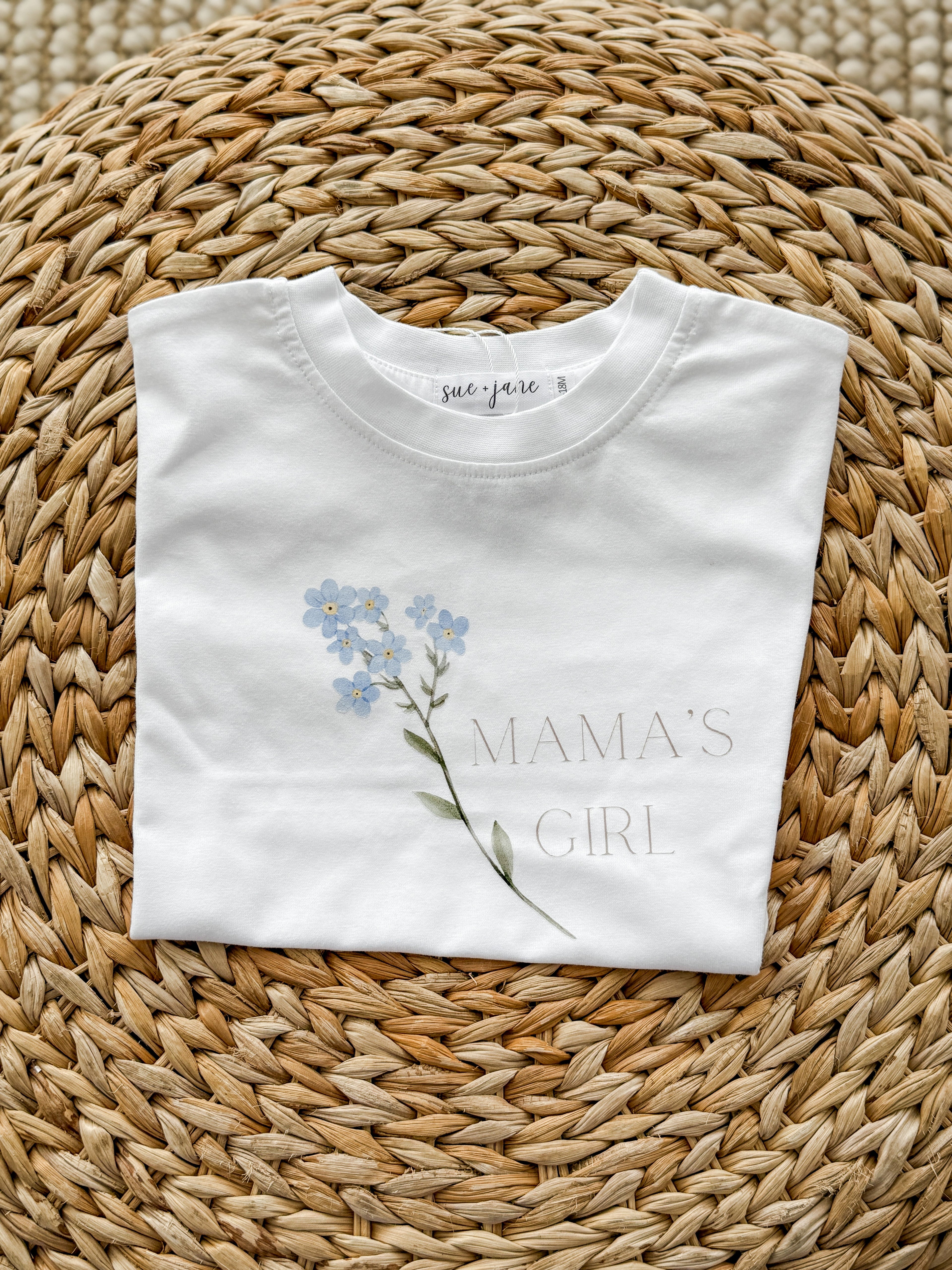 Flower Mama’s Girl Organic Cotton T-shirt