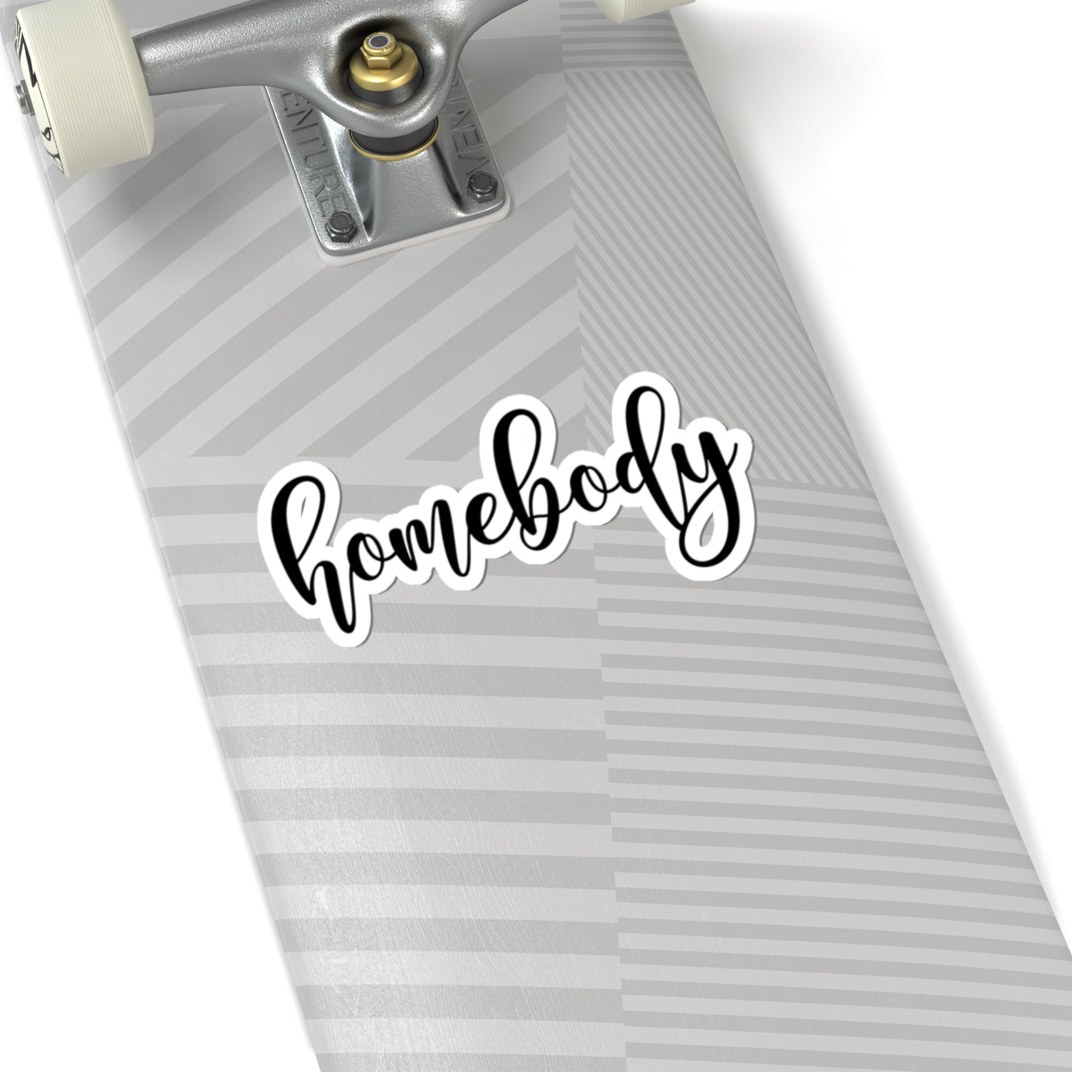 Homebody Kiss-Cut Stickers | Cozy Home Decor, Laptop Accessories, Gifts for Homebodies, Minimalist Stickers, Indoor Vibes