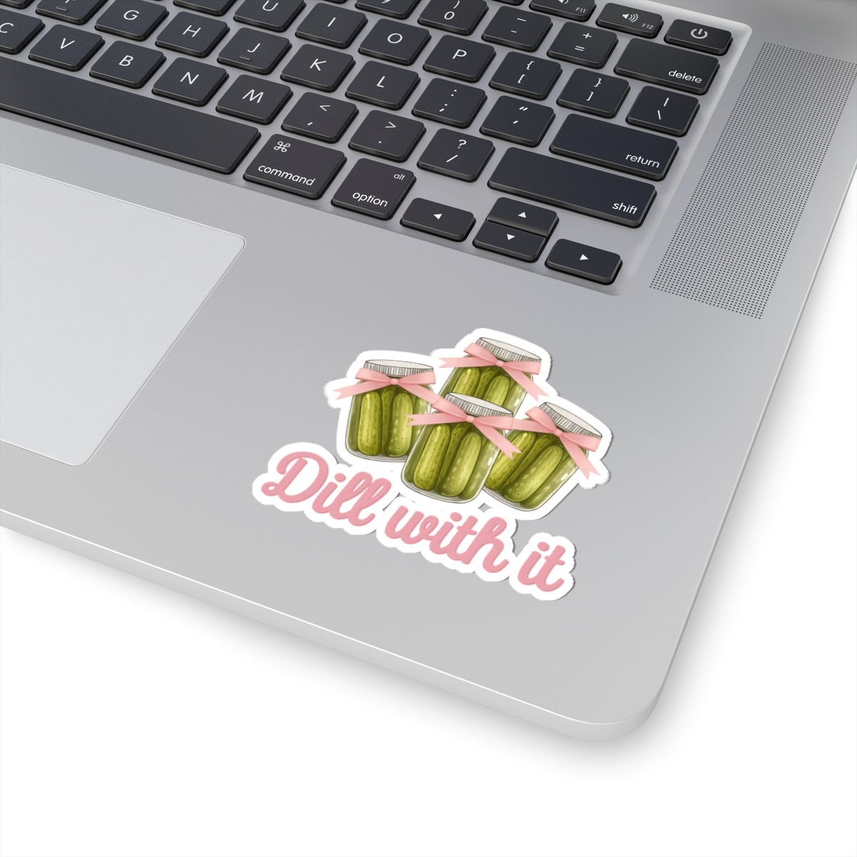 Dill With It Stickers | Cute Pickle Jar Stickers for Kitchen Enthusiasts, Party Favors, Planner Decor, Gift for Foodies
