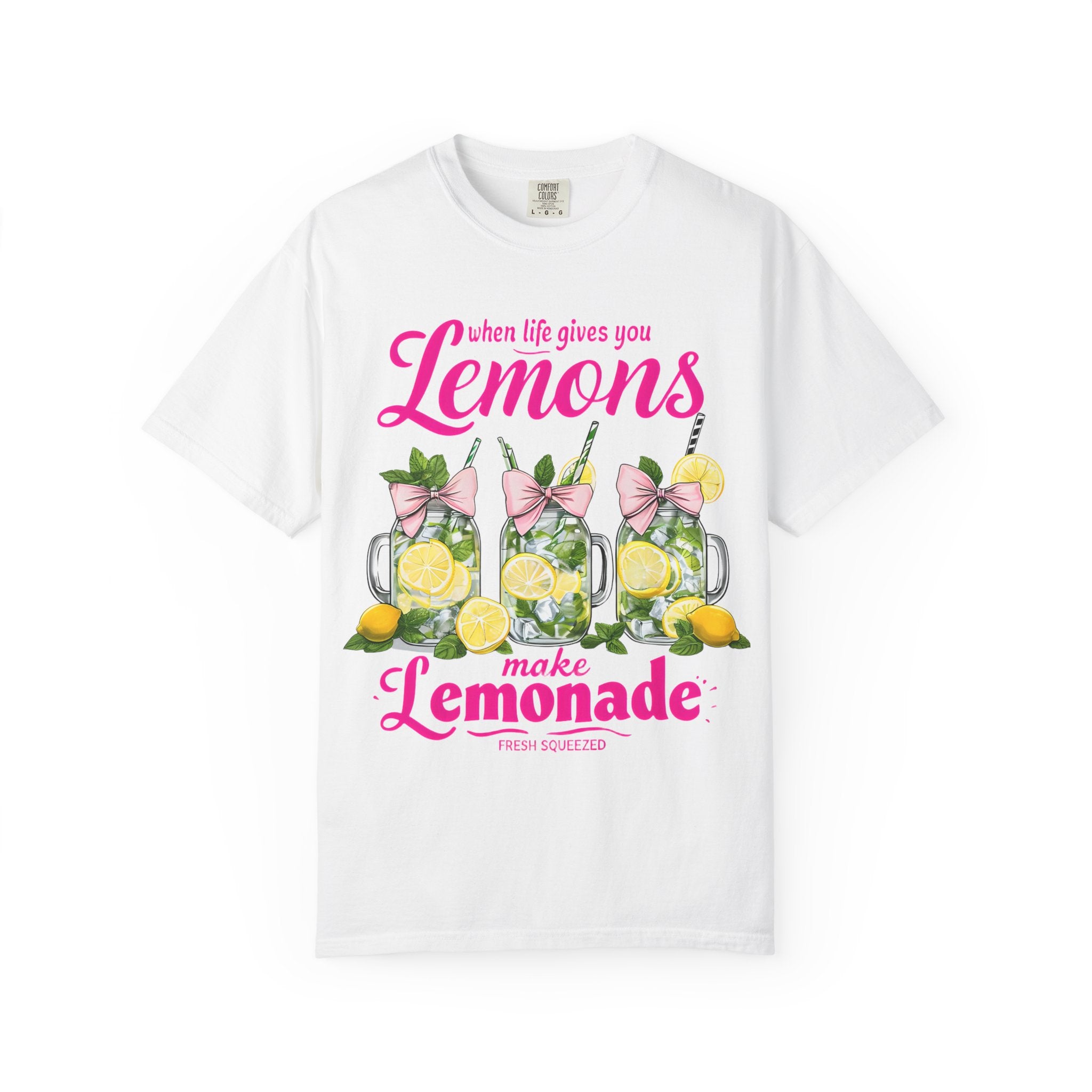 Lemonade Inspiration T-Shirt - Positive Vibes, Unisex Tee, Summer Style, Motivational Gift, Cute Apparel