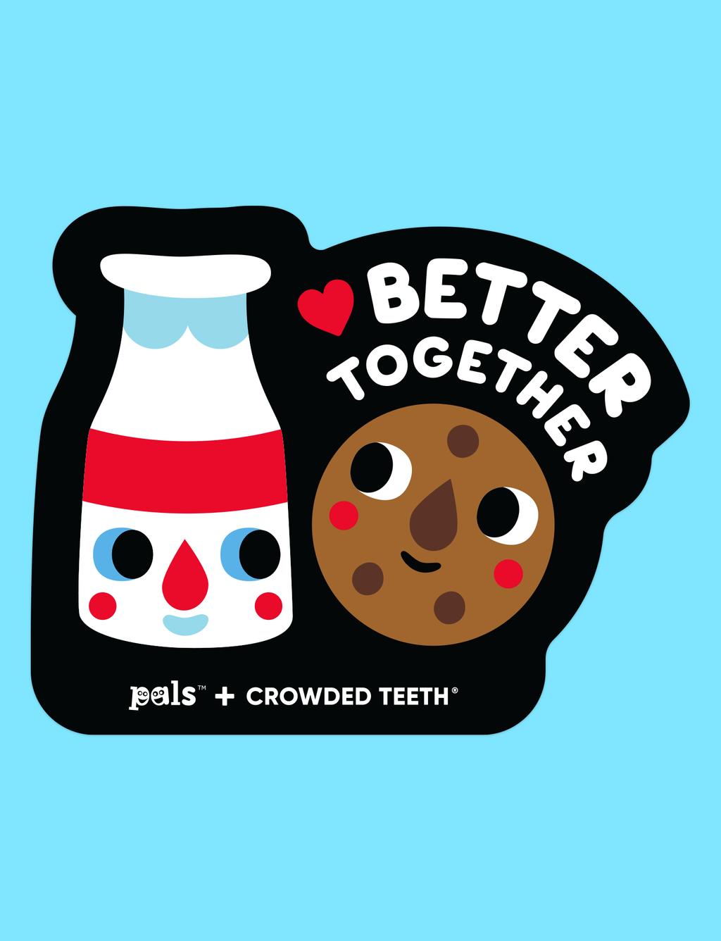 NEW! Milk & Cookie Taste Buds Sticker