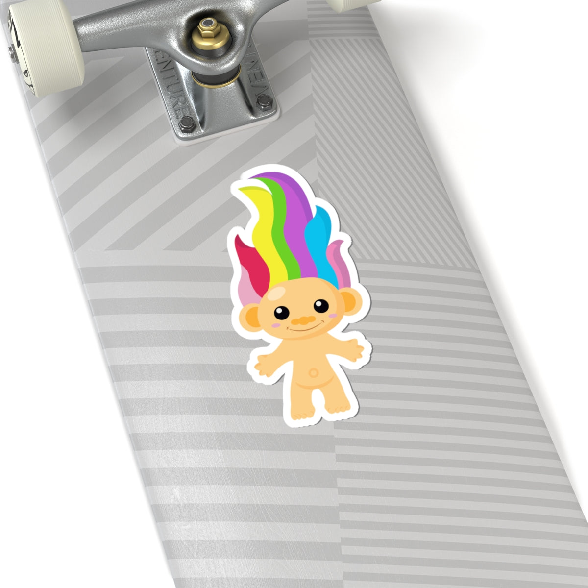 Colorful Troll Kiss-Cut Stickers, Fun Décor for Laptops, Journals, Kids' Parties, Gift for Friends, Bright Whimsical Design
