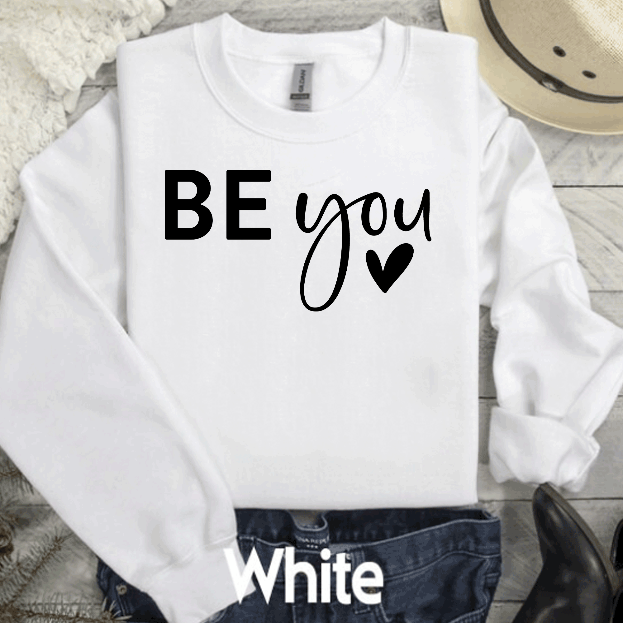 Be You Sweatshirt, You are Enough Sweater, Motivational Sweatshirt, Inspirational Quotes, Love Yourself, Aesthetic Sweatshirt, Gift for Her