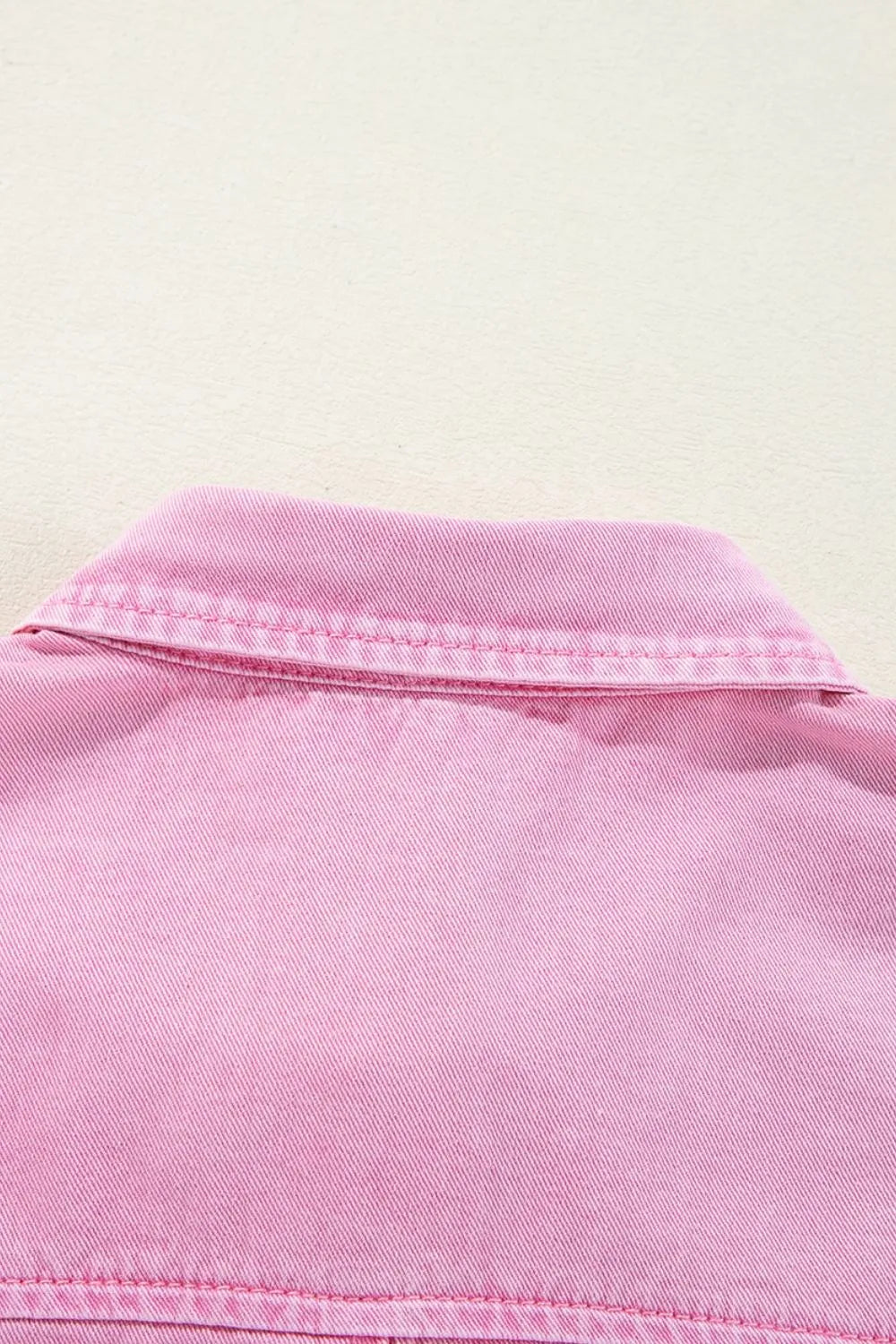 Button Down Short Sleeve Denim Dress