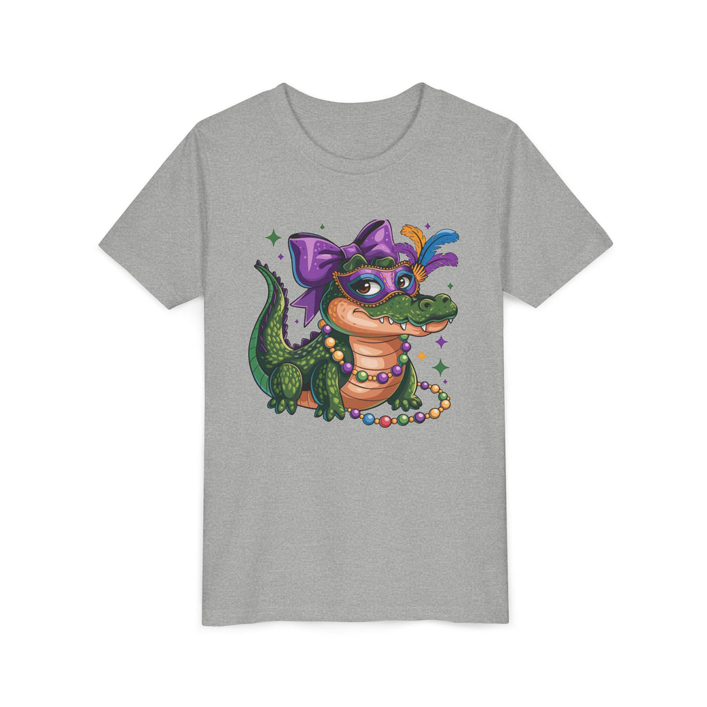 Mardi Gras Gator kids shirt