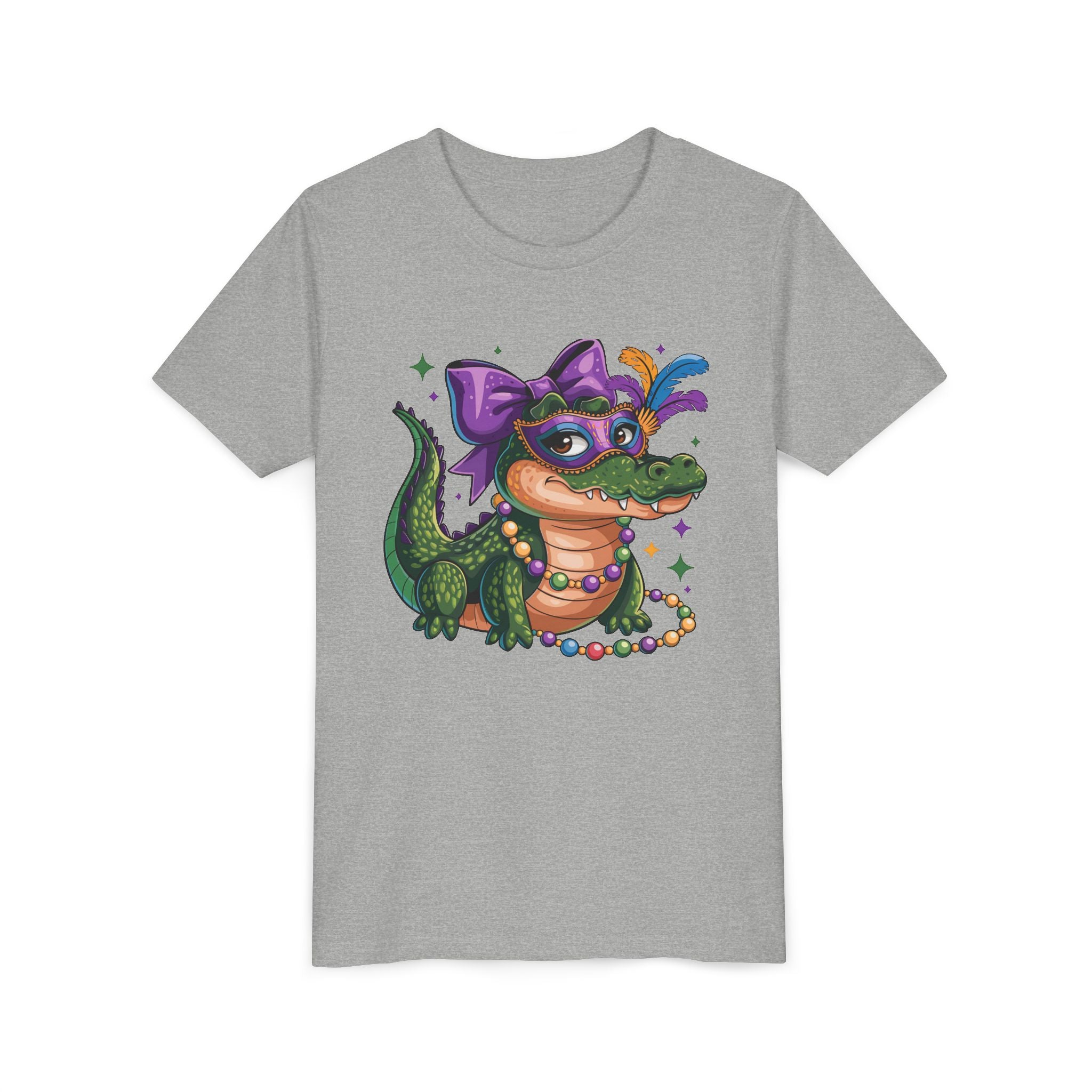 Mardi Gras Gator kids shirt