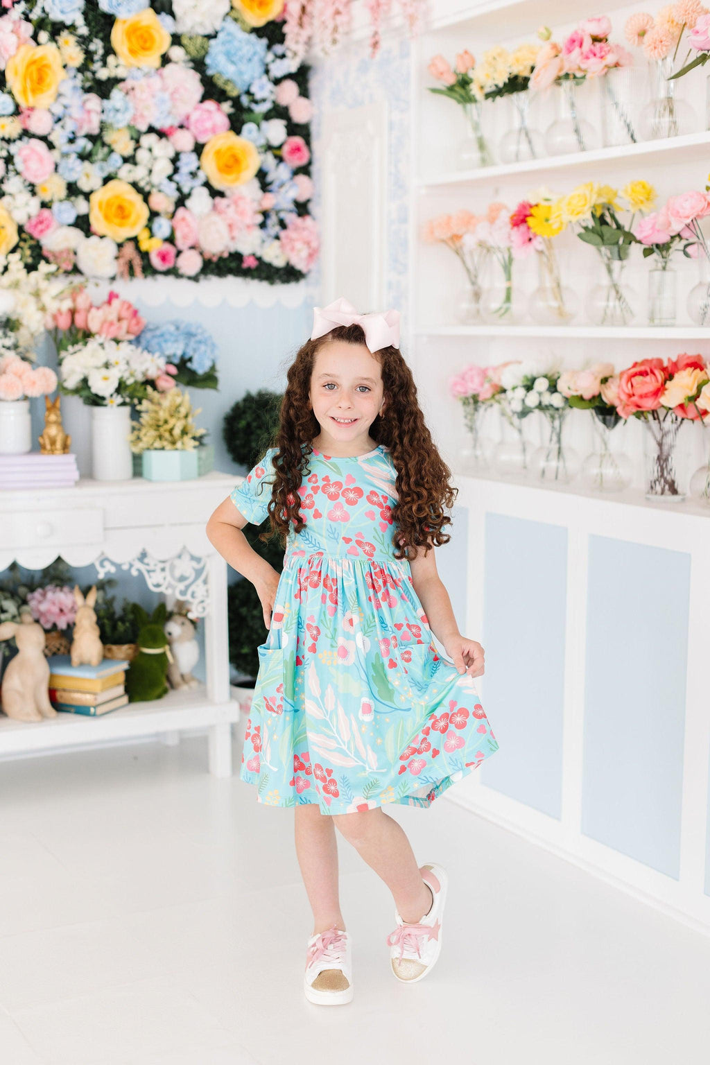 Spring Breeze S/S Pocket Twirl Dress